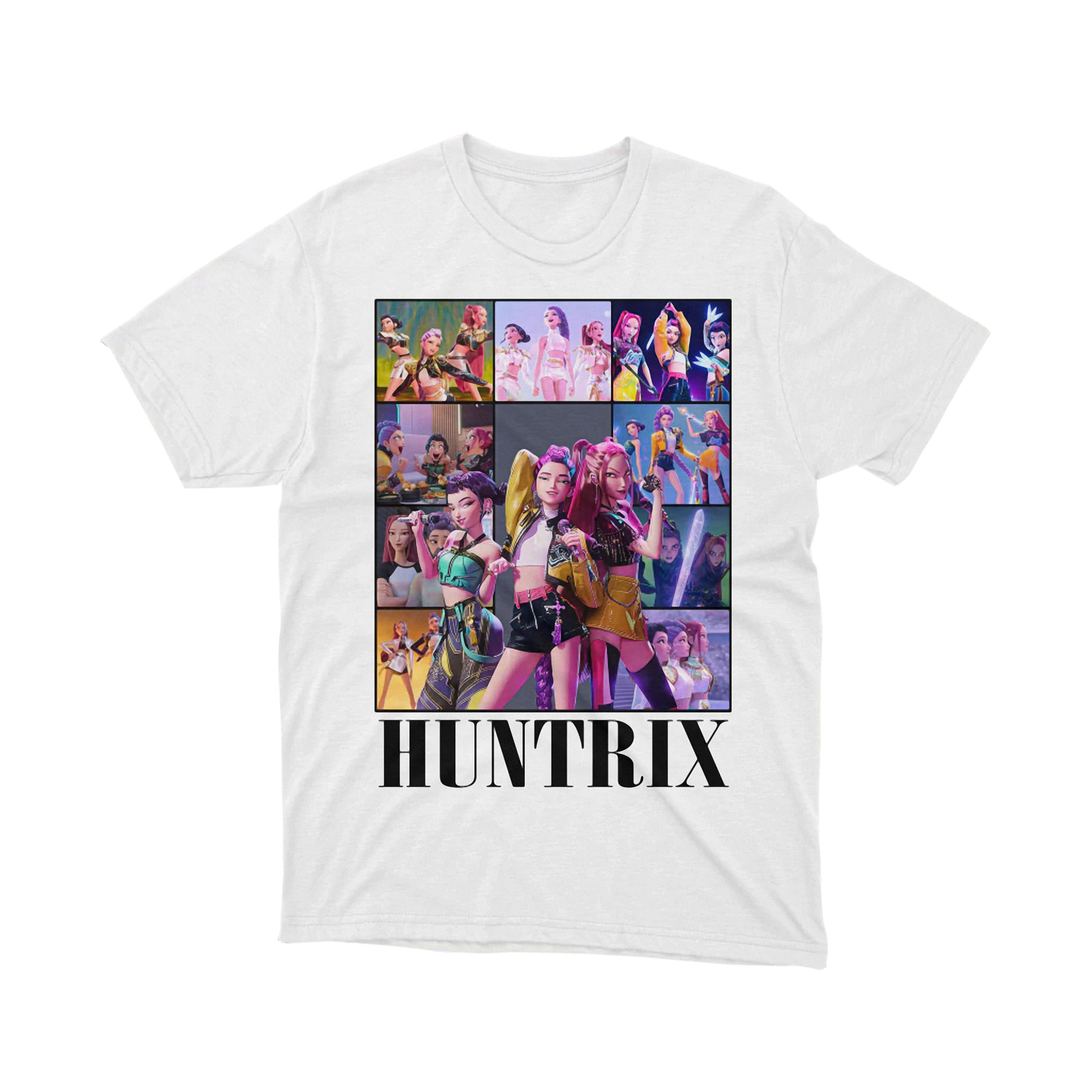 HUNTRX Girl Group Photo Collage Pop Art T Shirt