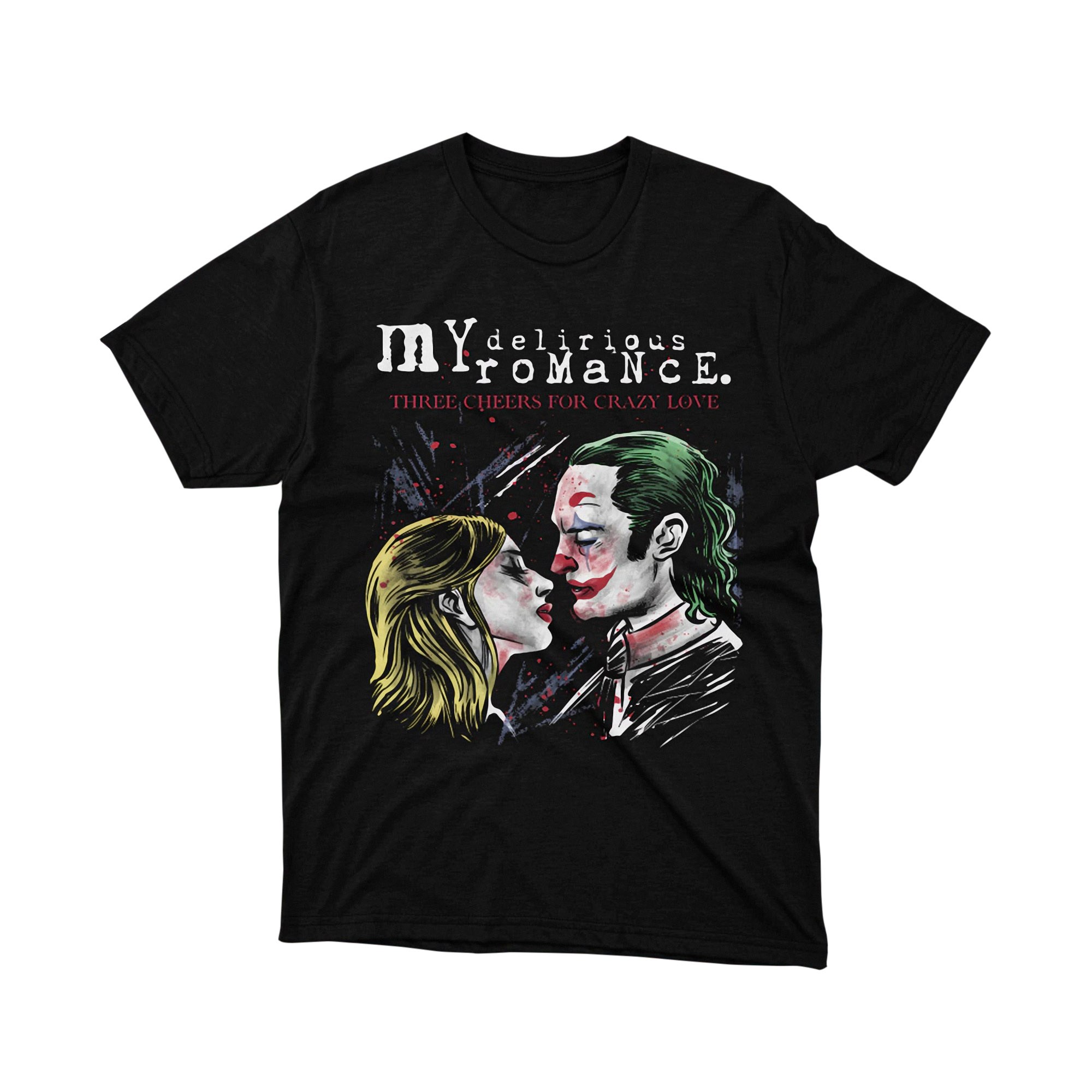 Joker 2019 Arthur Fleck Harley Quinn Delirious Romance T Shirt
