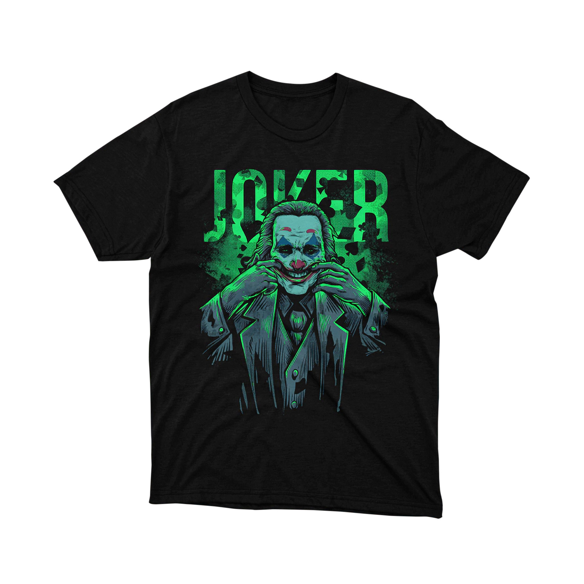 Joker Arthur Fleck Green Neon Smile T Shirt