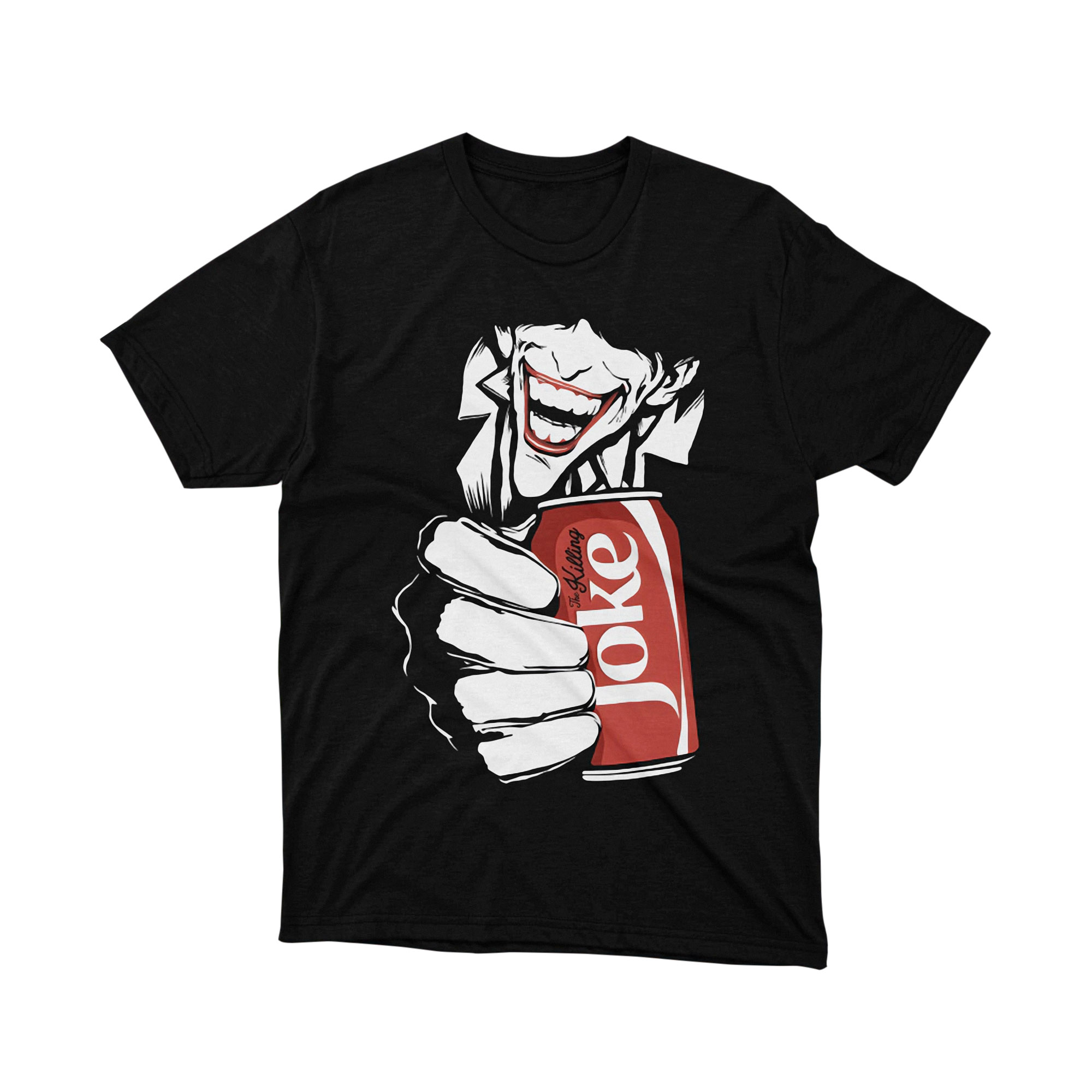 Joker Soda Joke Can Parody T Shirt Comic Villain Smile Meme Unisex
