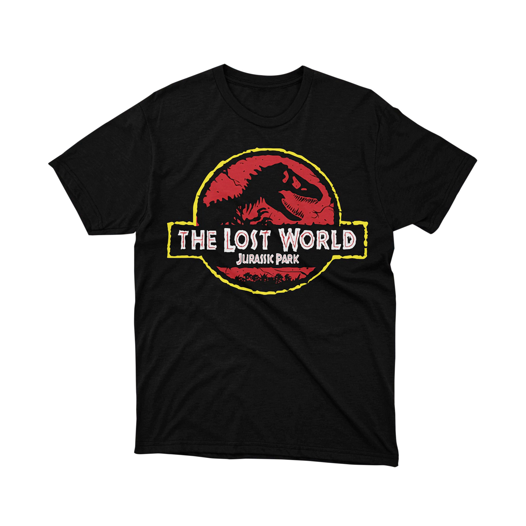 Jurassic Park The Lost World T Rex Logo T Shirt