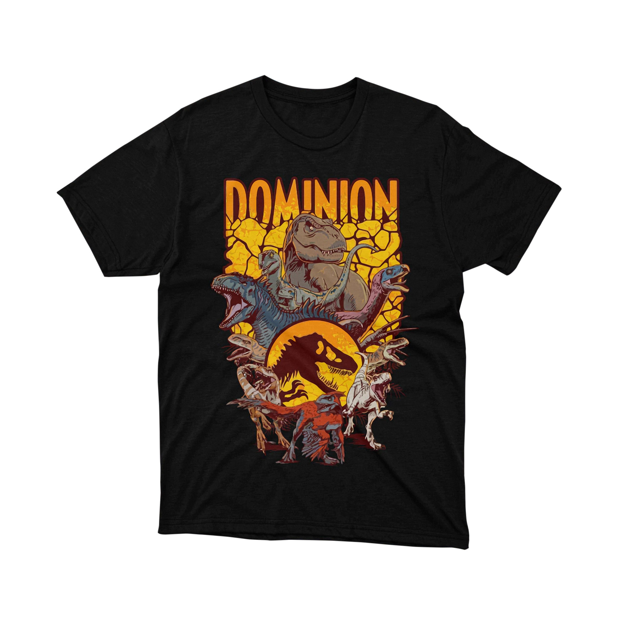 Jurassic World Dominion Dinosaurs Collage T Shirt