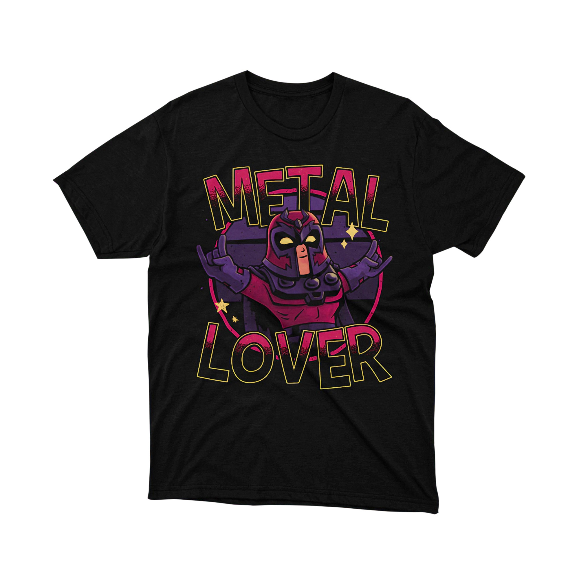 Magneto Metal Lover T-Shirt, Marvel Supervillain Graphic Tee, X-Men Villain Shirt, Cool Magneto Tee for Men & Women, Metal Fan Apparel