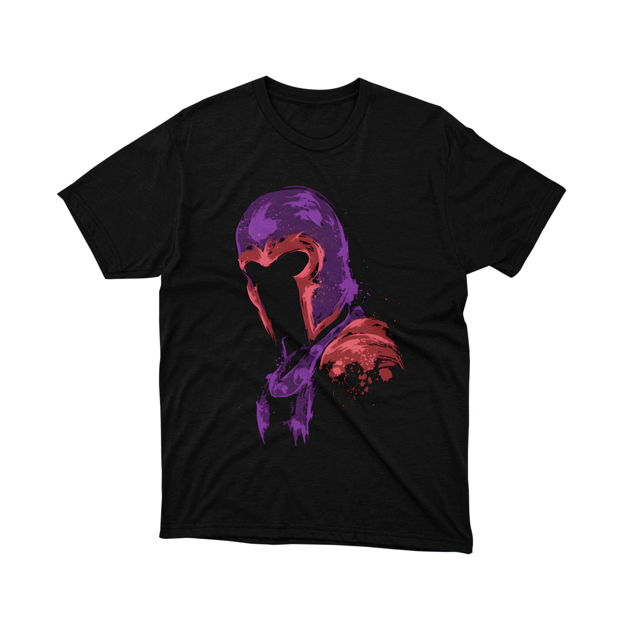 Magneto Purple Watercolor Parody T Shirt X Men Mastermind Art Unisex