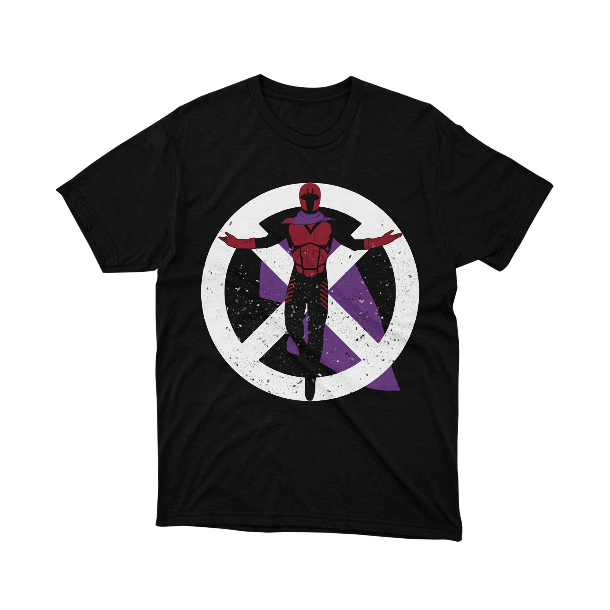 Magneto White X Symbol Parody T Shirt Marvel Mutant Villain Unisex