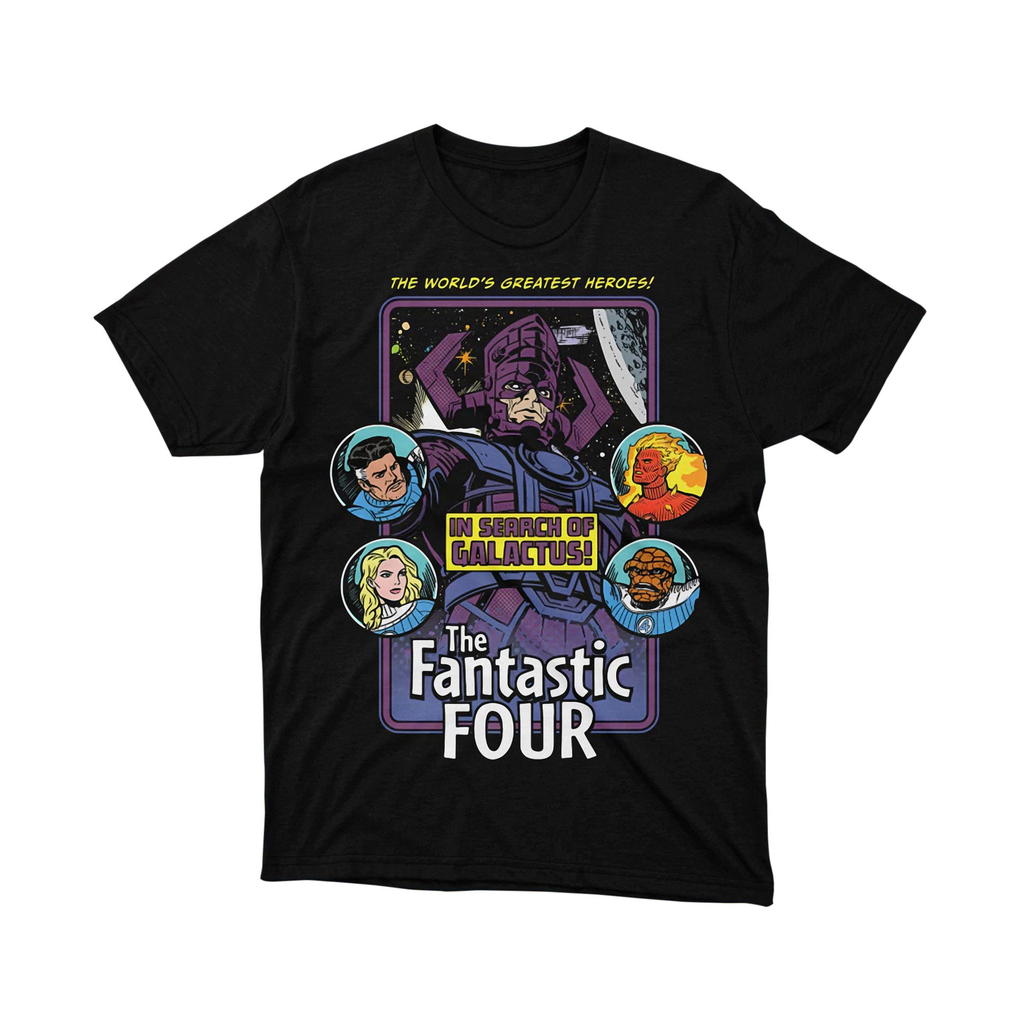 Marvel Fantastic Four Galactus Search For Galactus T Shirt
