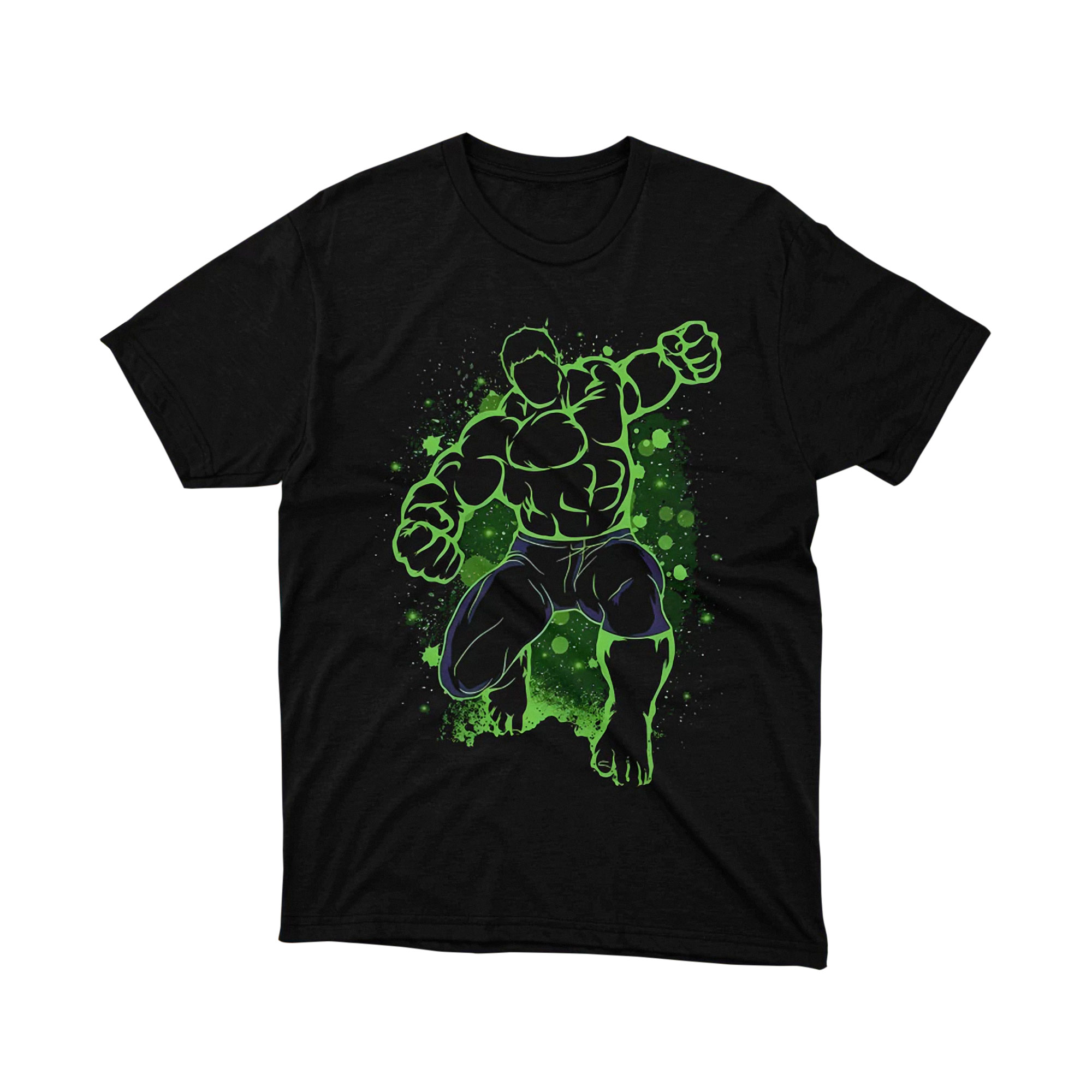 Marvel Hulk Smash Green Splatter T Shirt