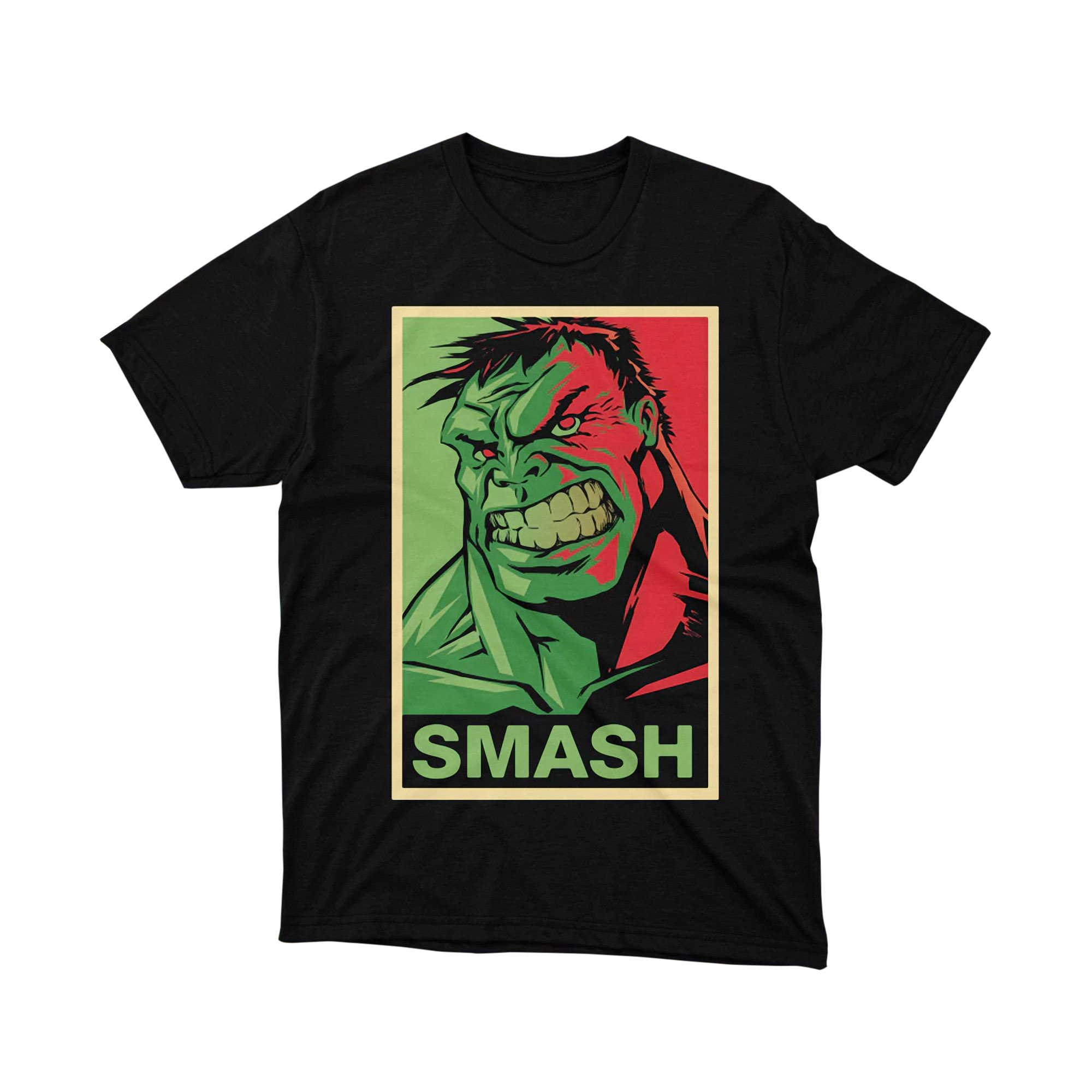 Marvel Hulk Smash Rage Propaganda Poster T Shirt