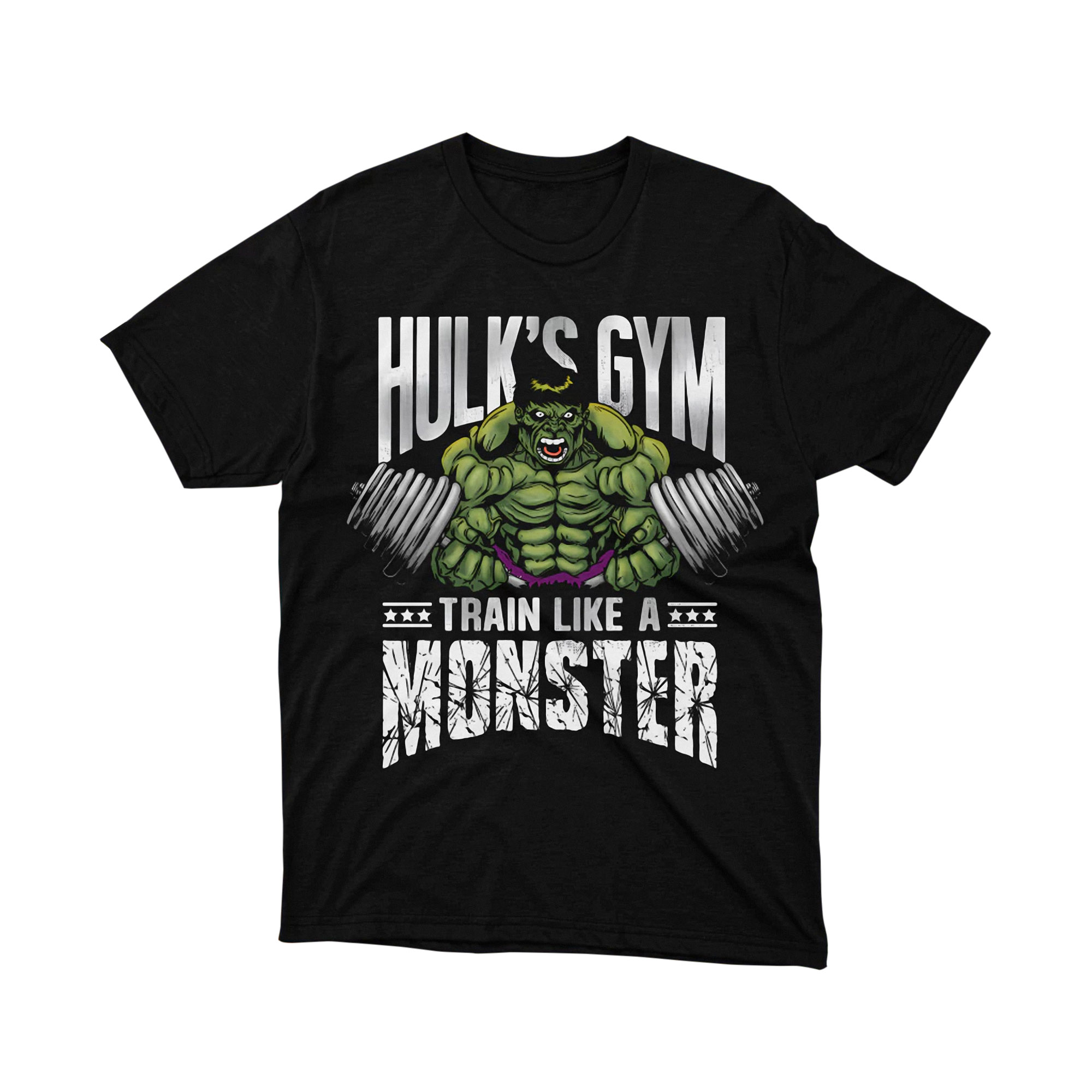 Marvel Hulk Train Like A Monster Gym T Shirt