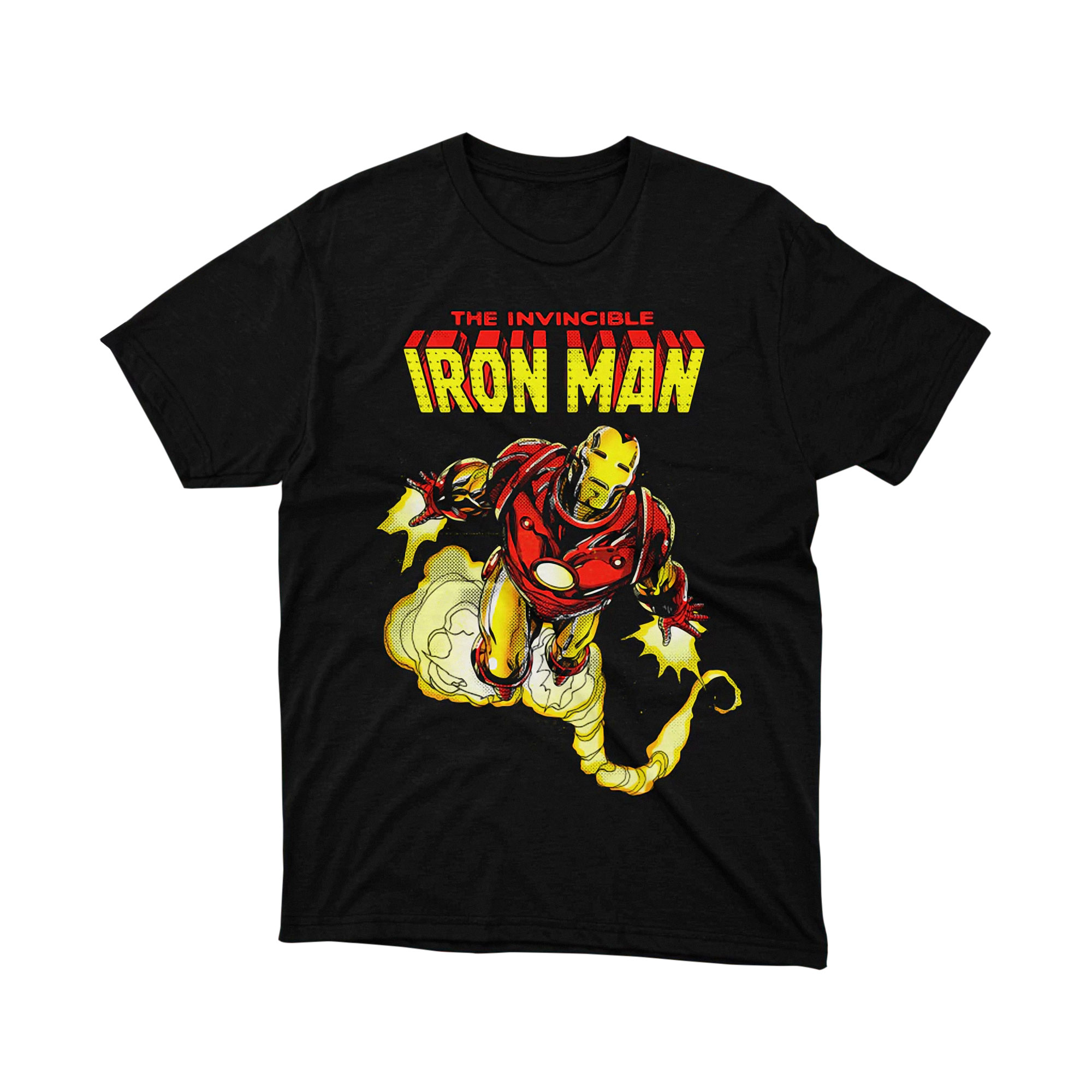 Marvel Iron Man Invincible Comic Art T Shirt