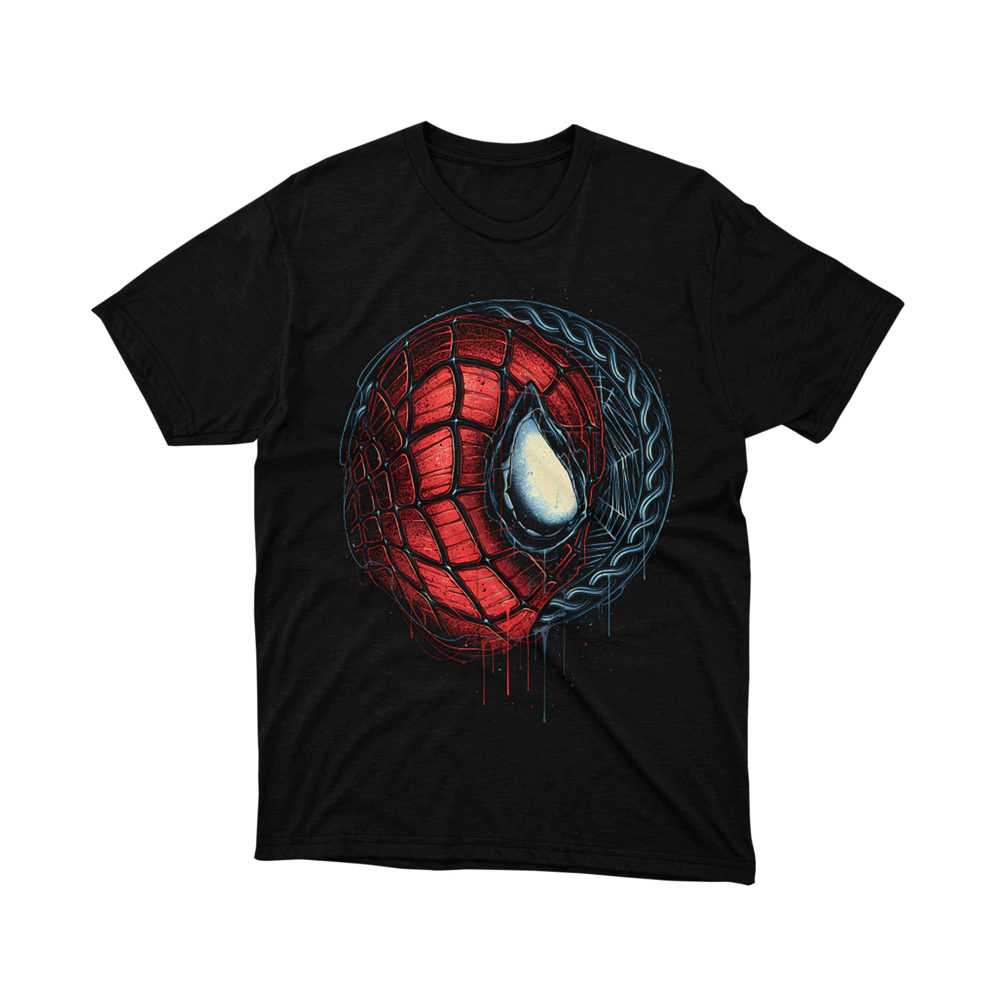 Marvel Spider Man Classic Web Art T Shirt