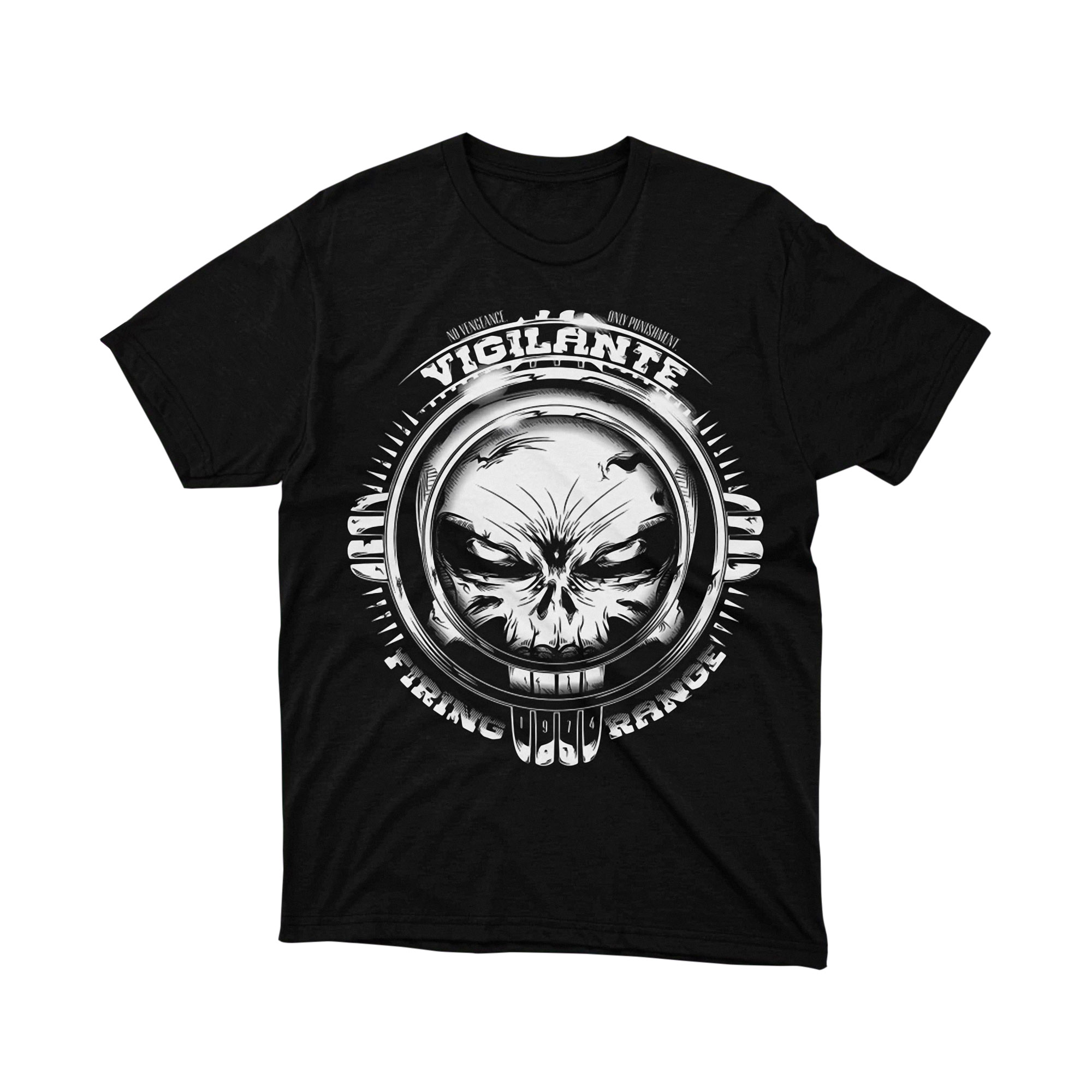 Marvel The Punisher Firing Range Vigilante T Shirt