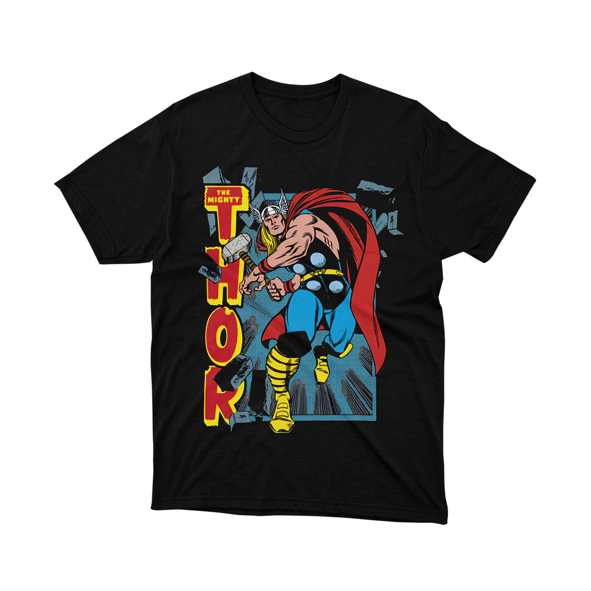 Marvel Thor Mighty Thor Comic Action Pose T Shirt