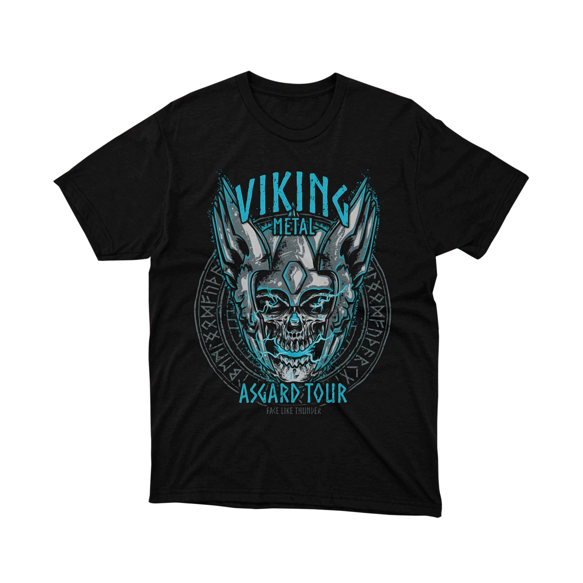 Marvel Thor Viking Metal Asgard Tour T Shirt