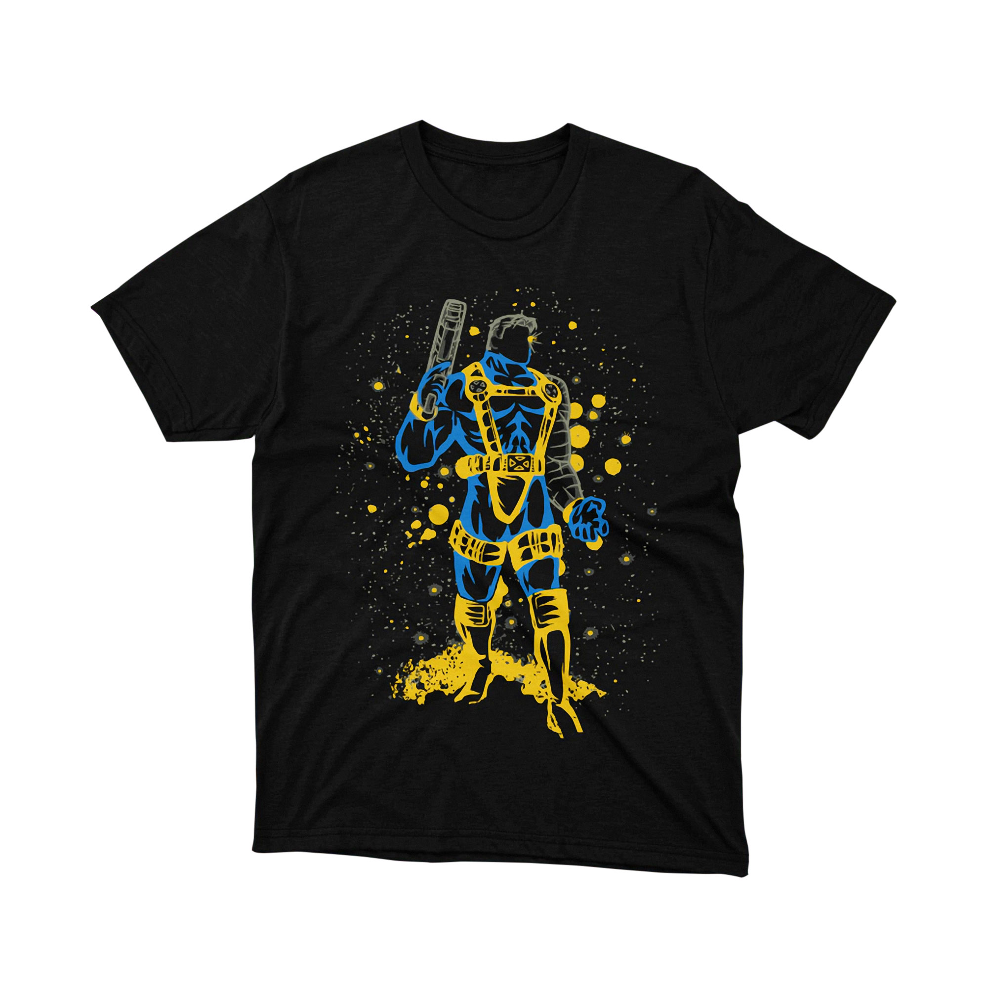 Marvel X-Men Cable Nathan Summers Mutant Art T Shirt