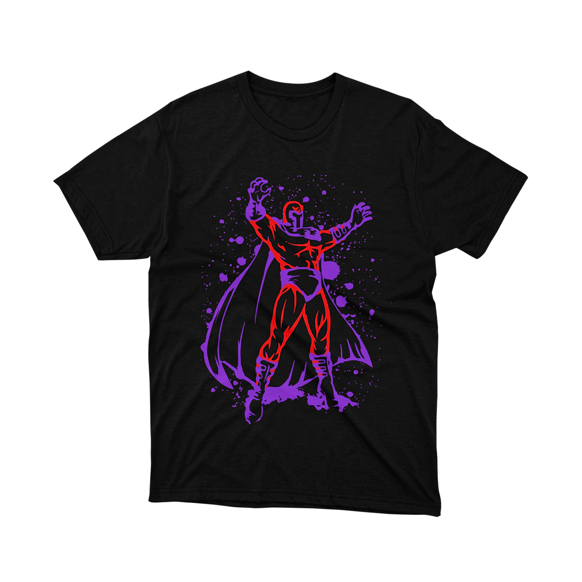 Marvel X-Men Magneto Master of Magnetism Purple T Shirt