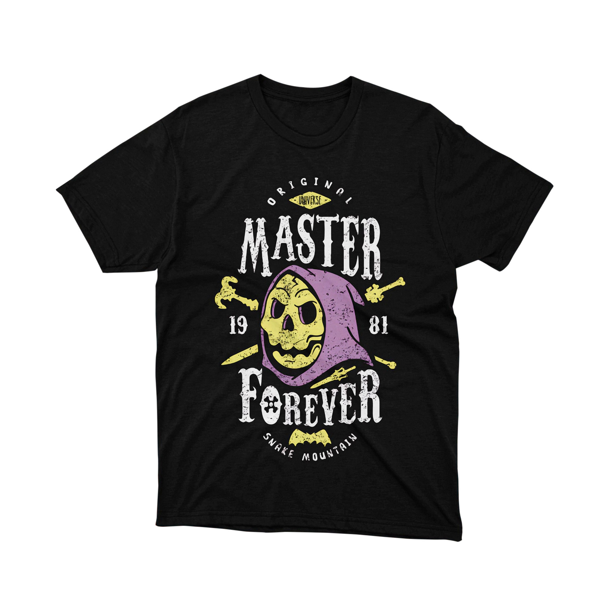 Masters of the Universe Skeletor Master Forever Skull T Shirt