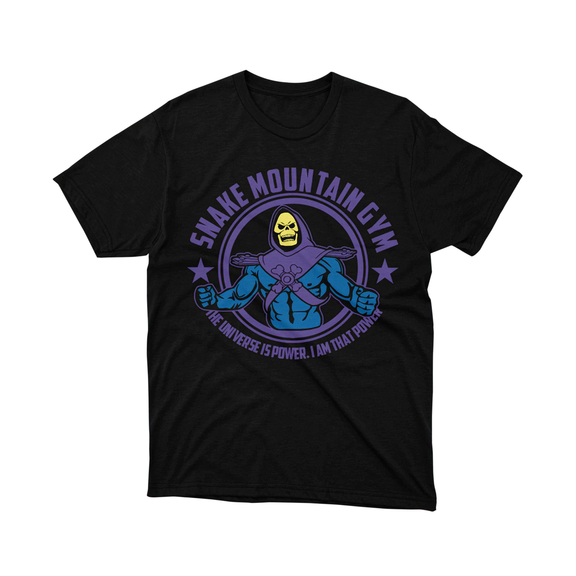 Masters of the Universe Skeletor Snake Mountain Gym T Shirt