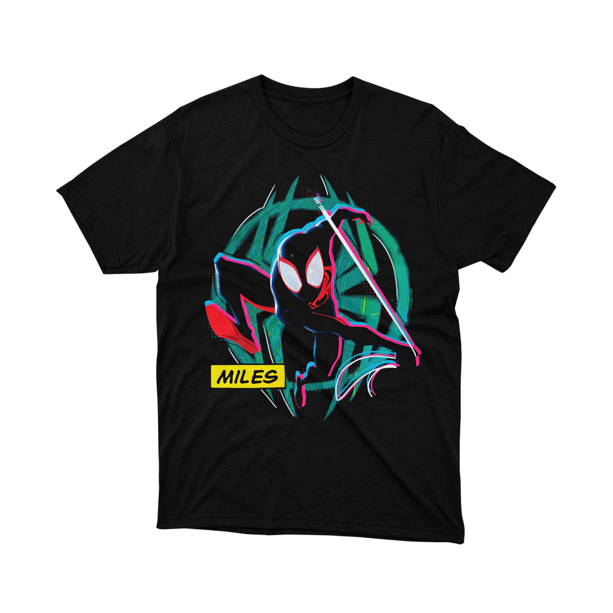 Miles Morales Spider Verse Parody T Shirt Urban Marvel Hero Unisex