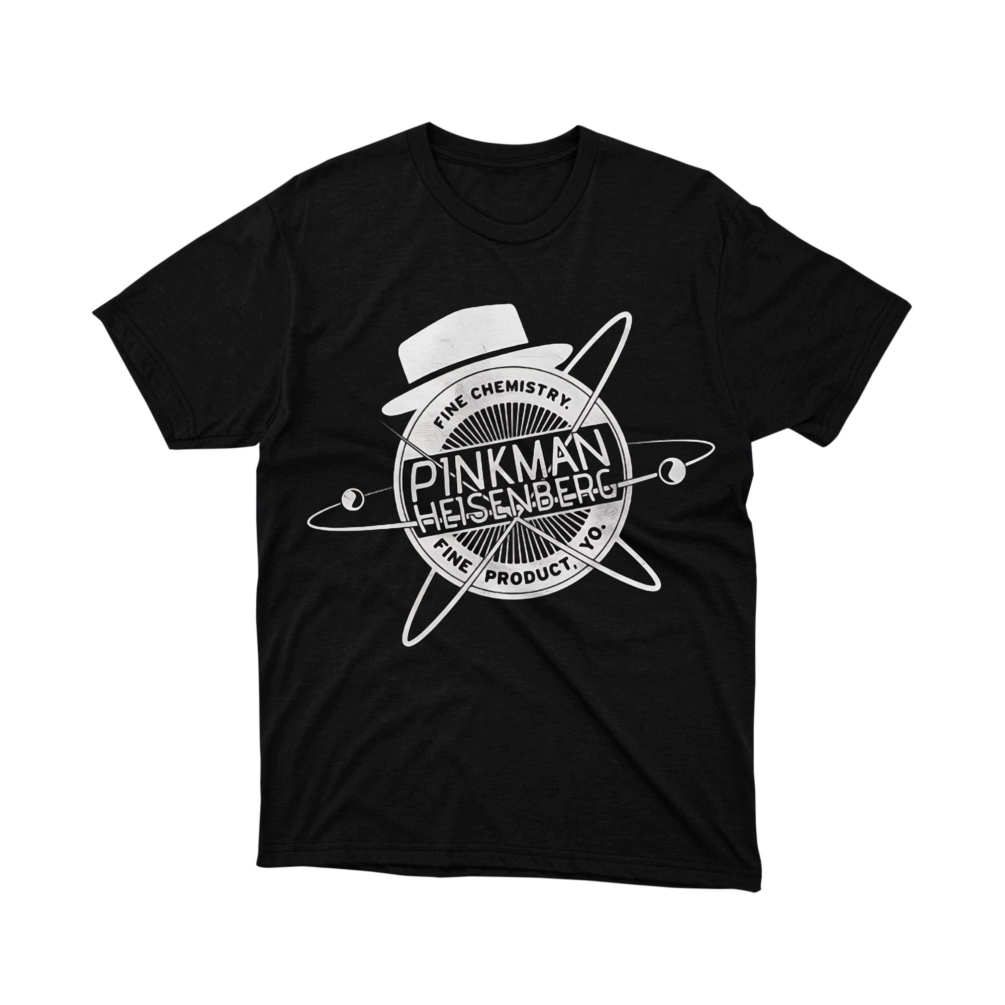 Pinkman Heisenberg Chemistry White Atom Logo Tee Shirt