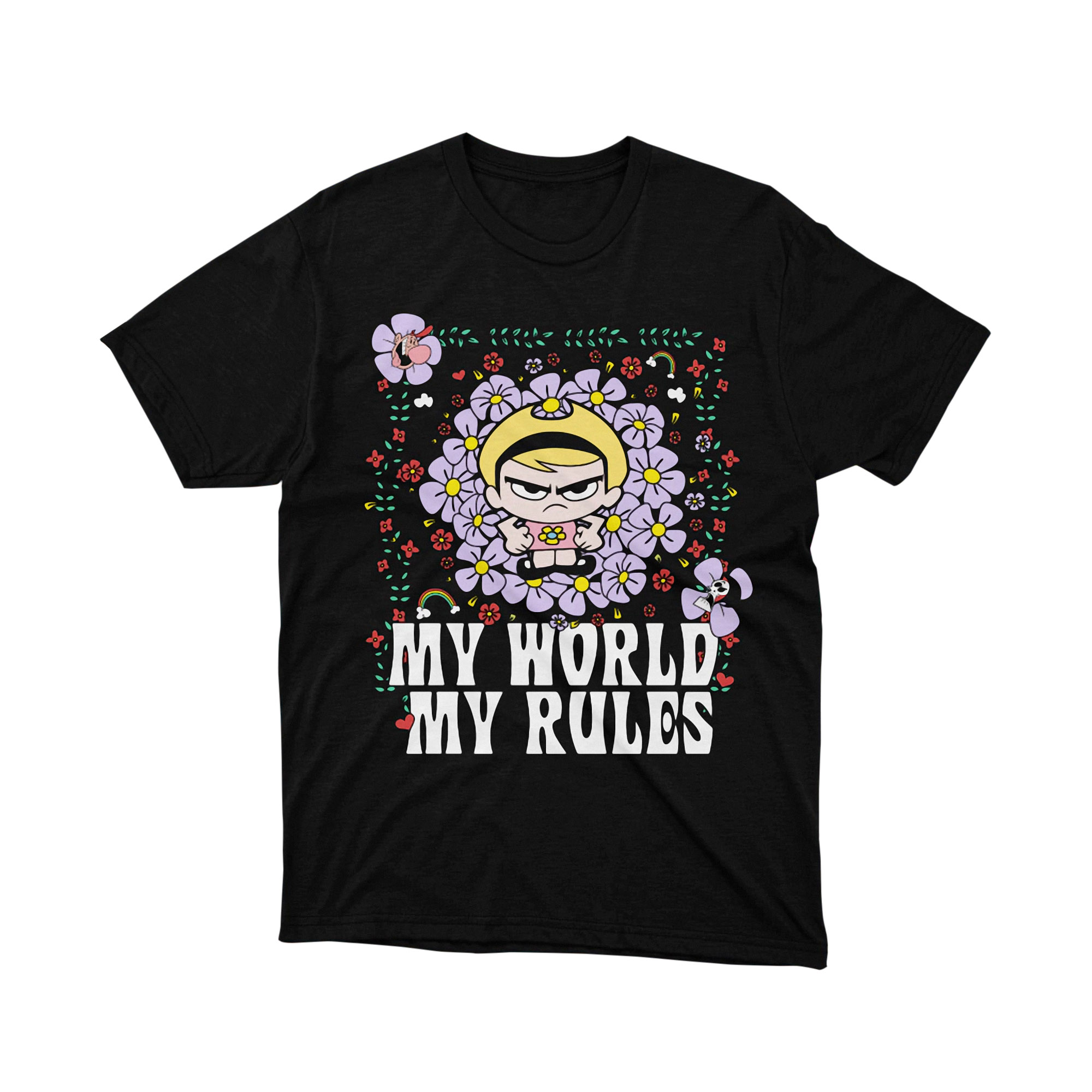 Powerpuff Girls Blossom My World My Rules T Shirt