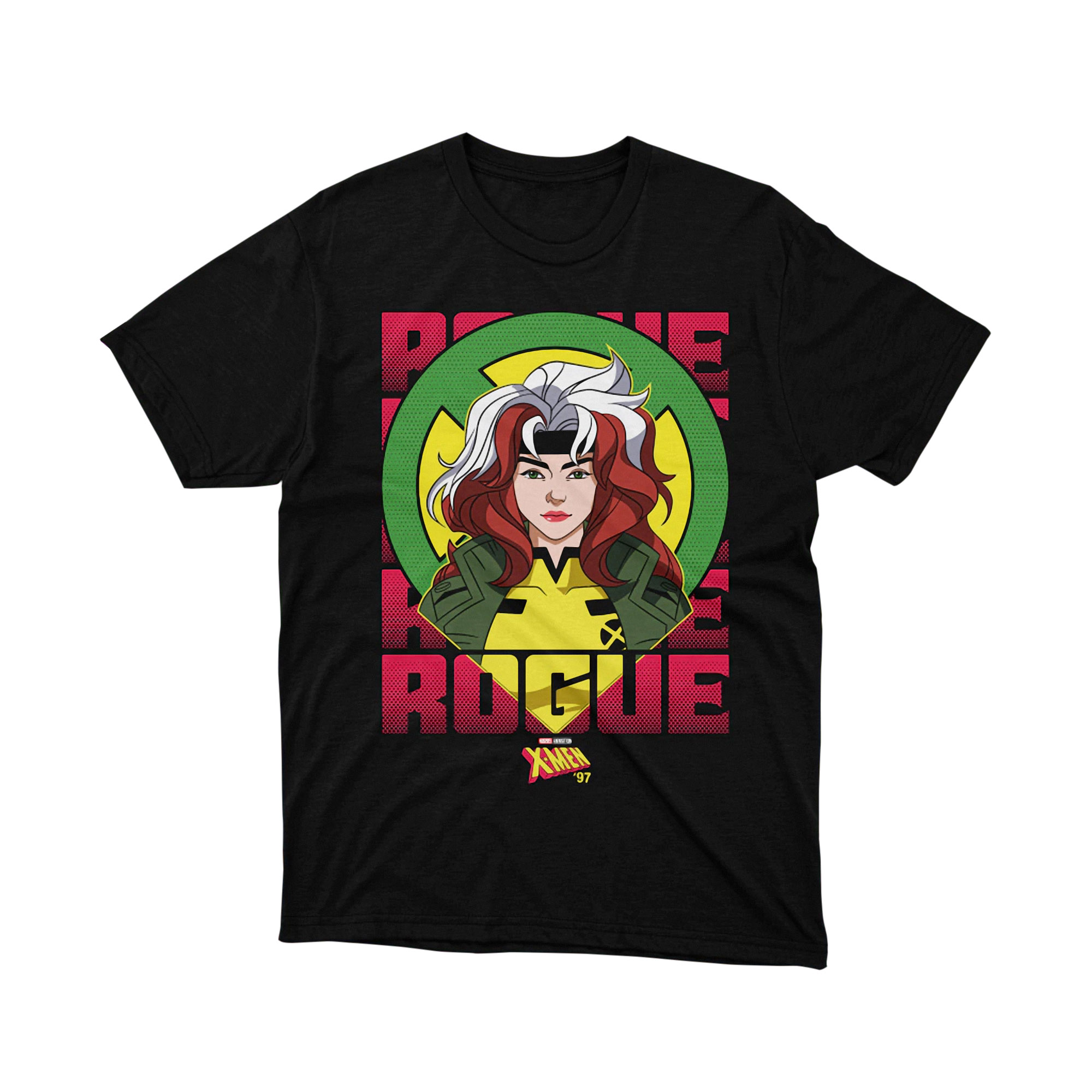Rogue X-Men 97 T-Shirt, Vintage Marvel Character Graphic Tee, Retro 90s Superhero Shirt, X-Men Fan Apparel for Women, Marvel Comics Gift