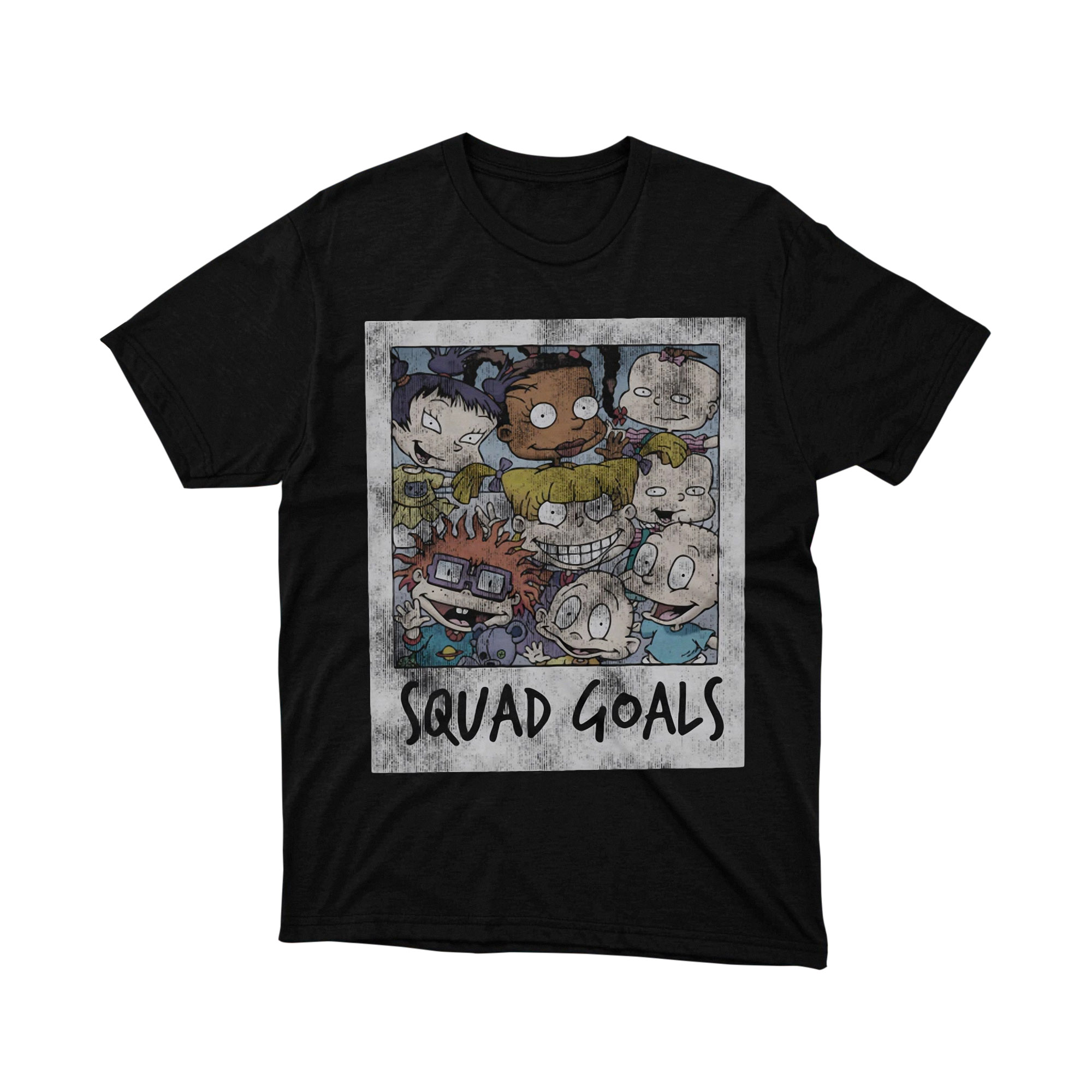 Rugrats Squad Goals Polaroid Cartoon Friends Tee Shirt