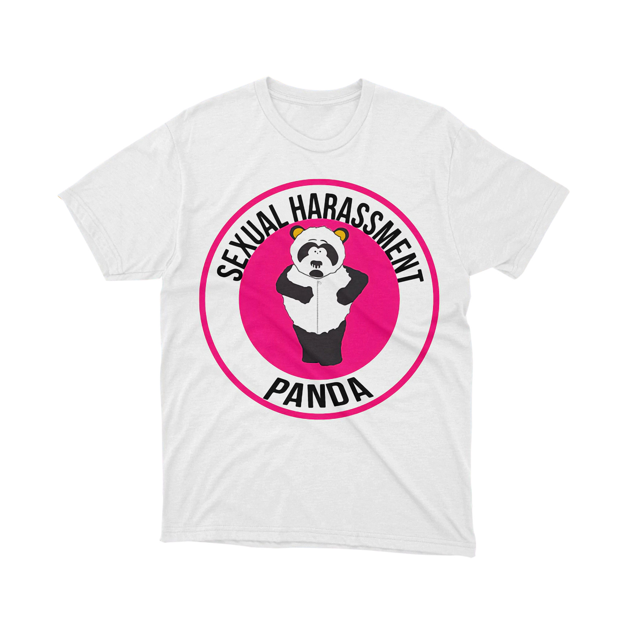 South Park Sexual Harassment Panda Logo T Shirt White