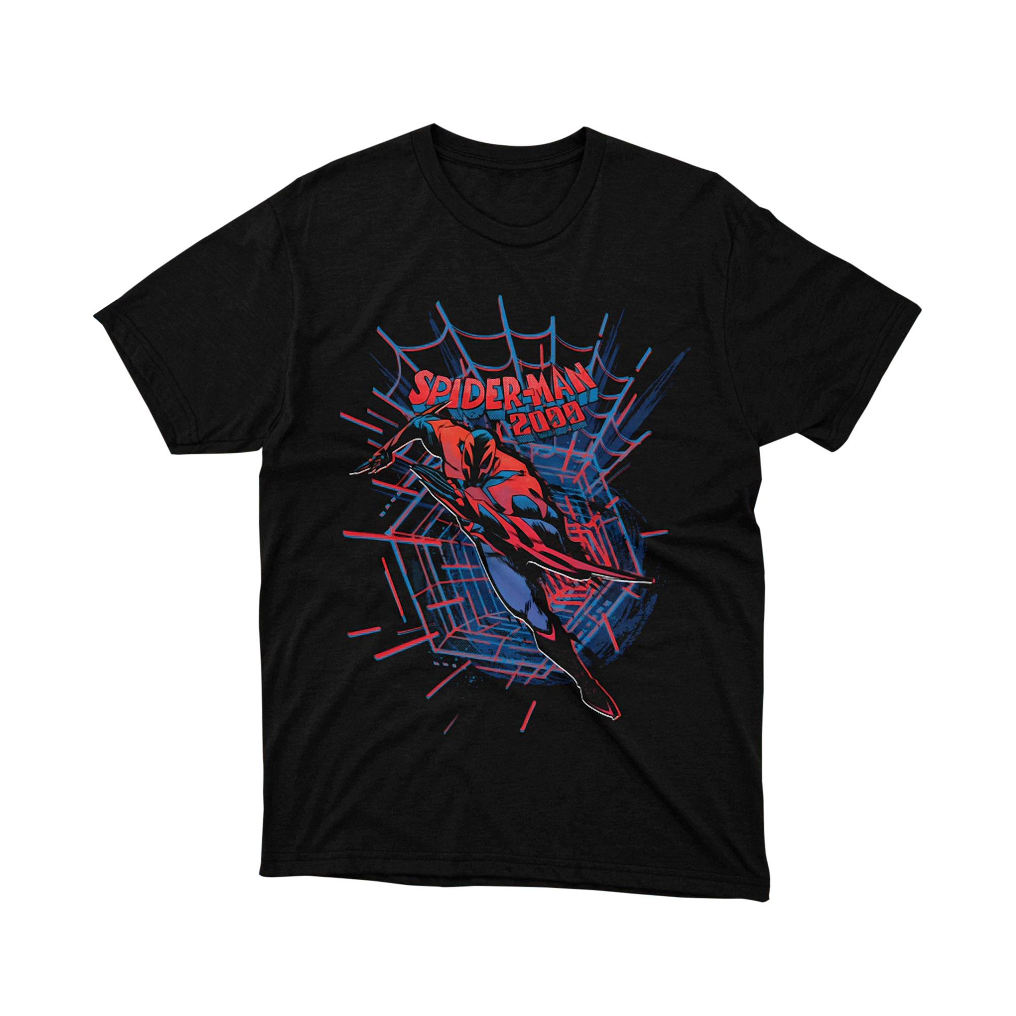 Spider-Man Hero Swing T-Shirt, Classic Spidey Action Pose Graphic Tee, Marvel Comics Apparel for Men & Women, Superhero Gift