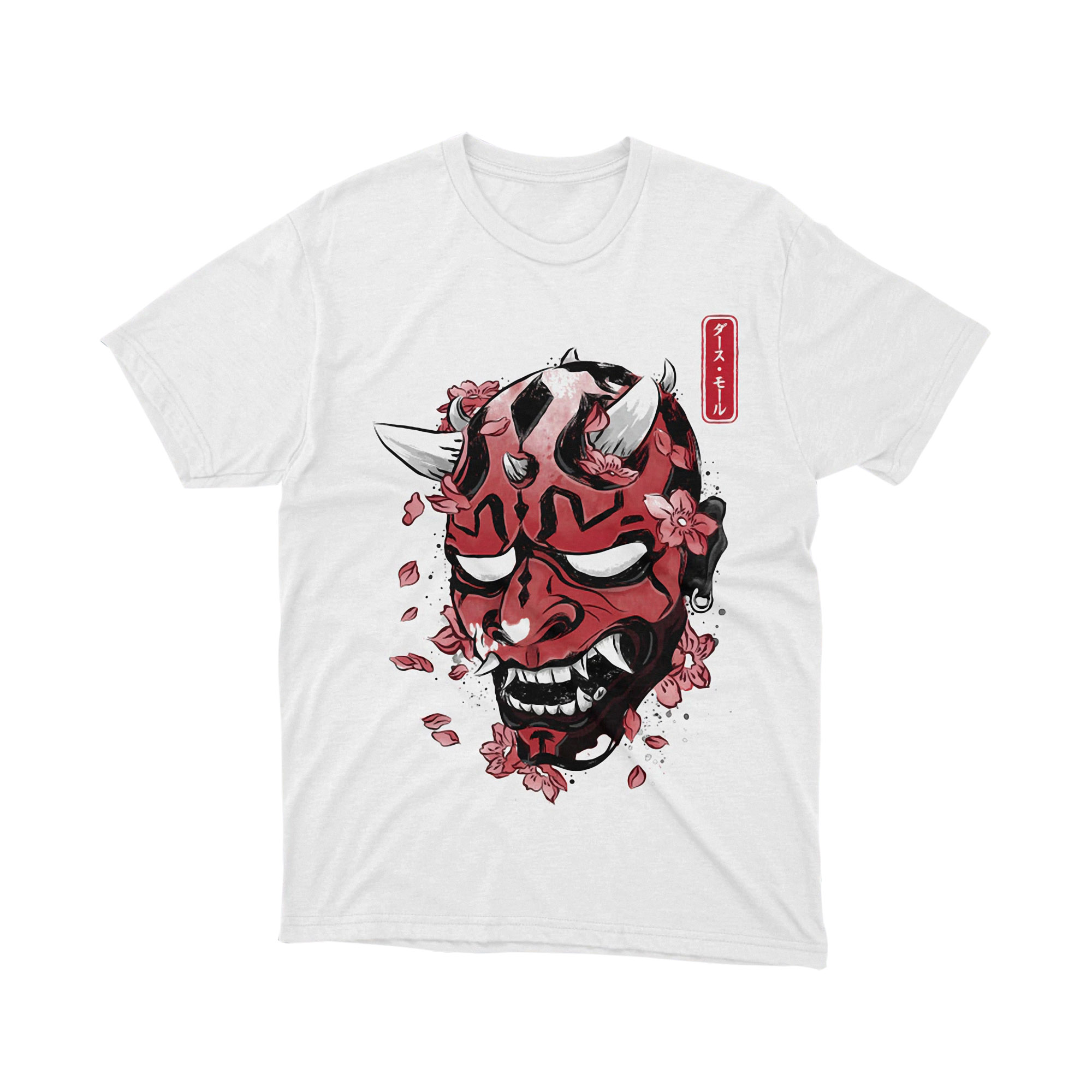 Star Wars Darth Maul Japanese Hannya Mask T Shirt