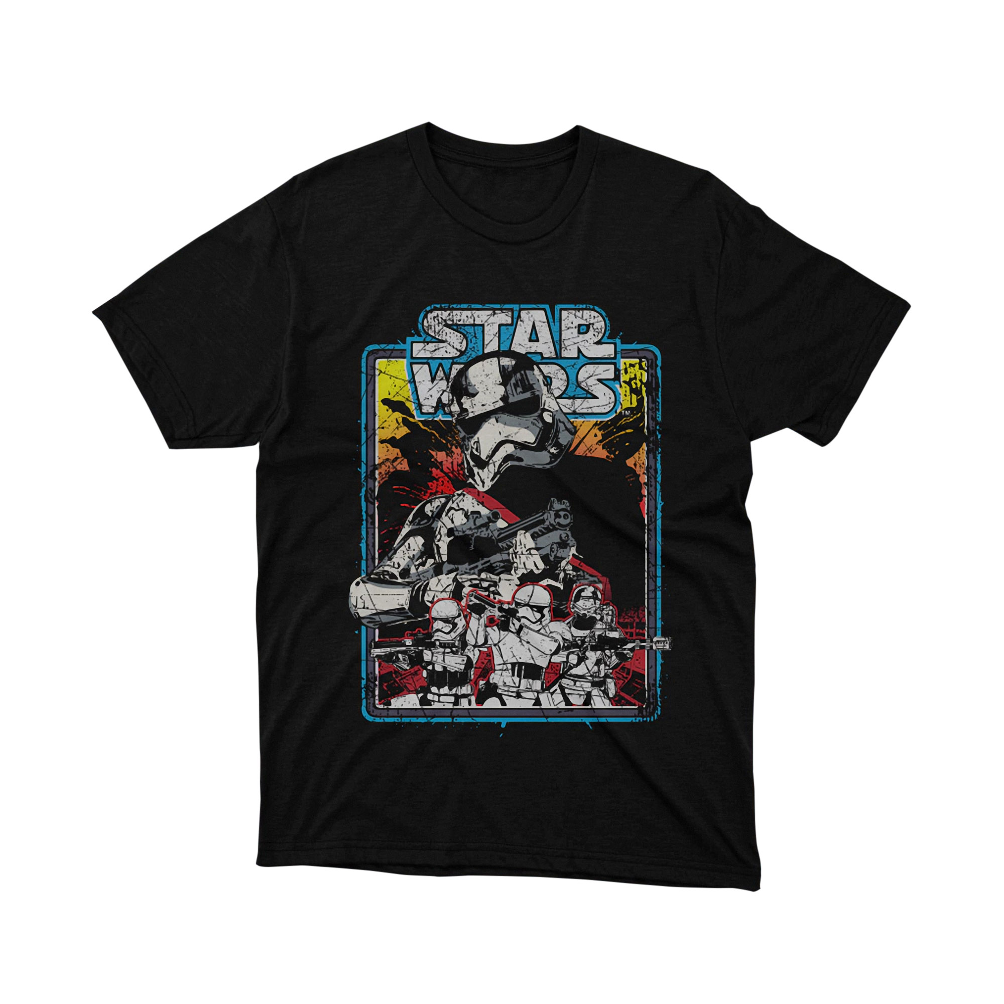 Star Wars First Order Stormtroopers Retro Comic T Shirt