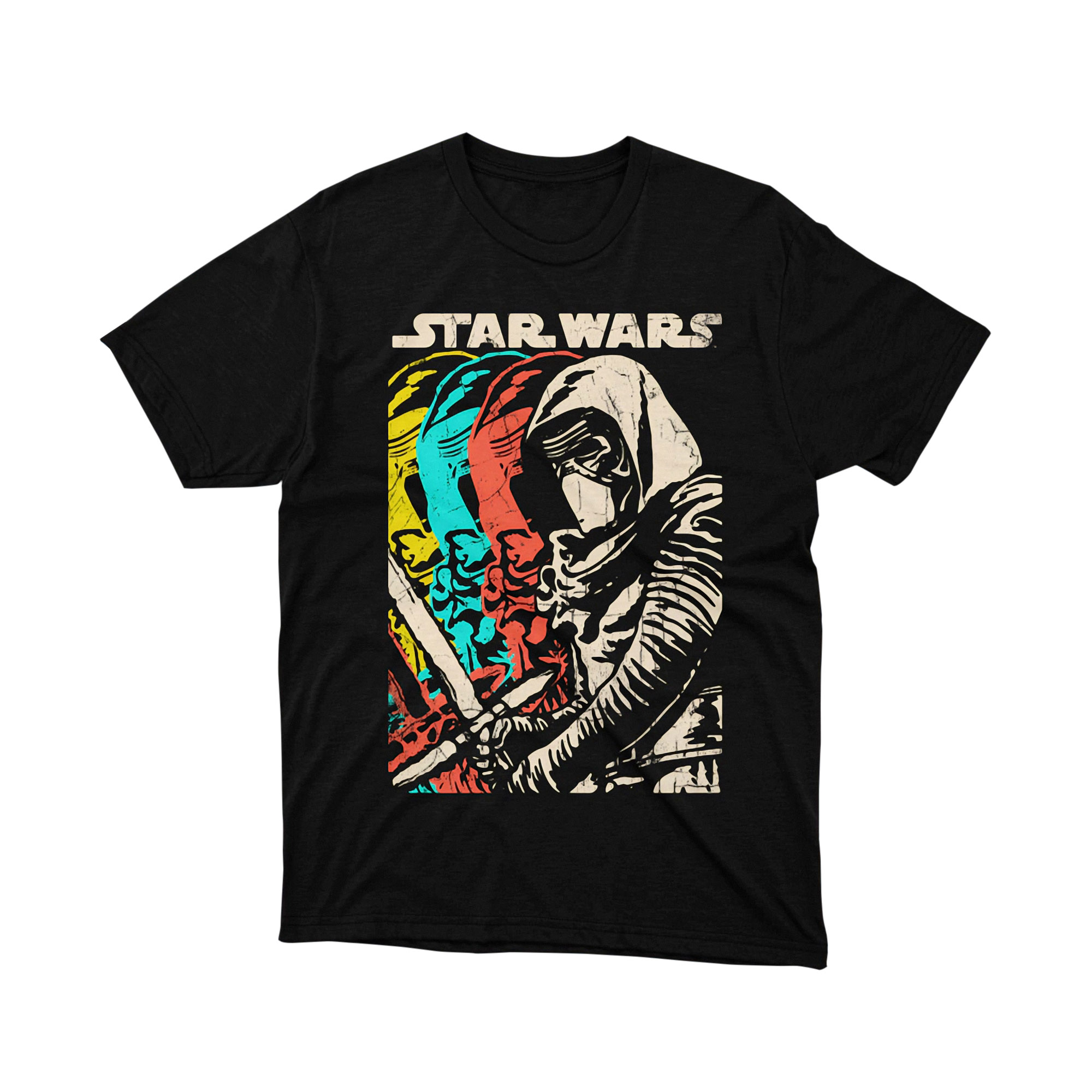 Star Wars Kylo Ren Pop Art Colorful T Shirt
