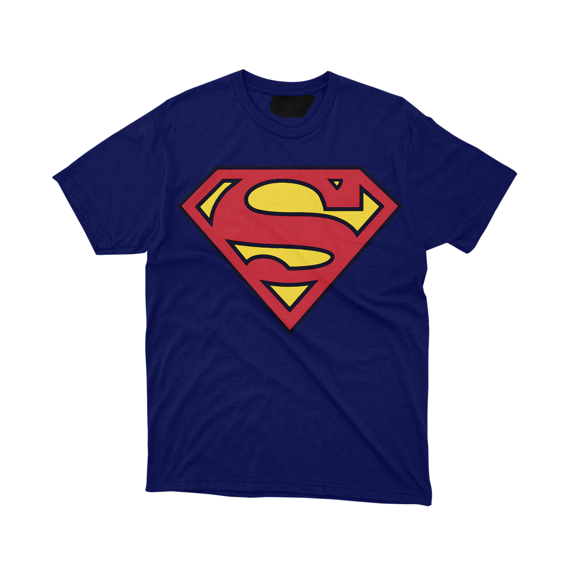 Superman Symbol Colorful Comic Parody T Shirt Hero Badge Unisex