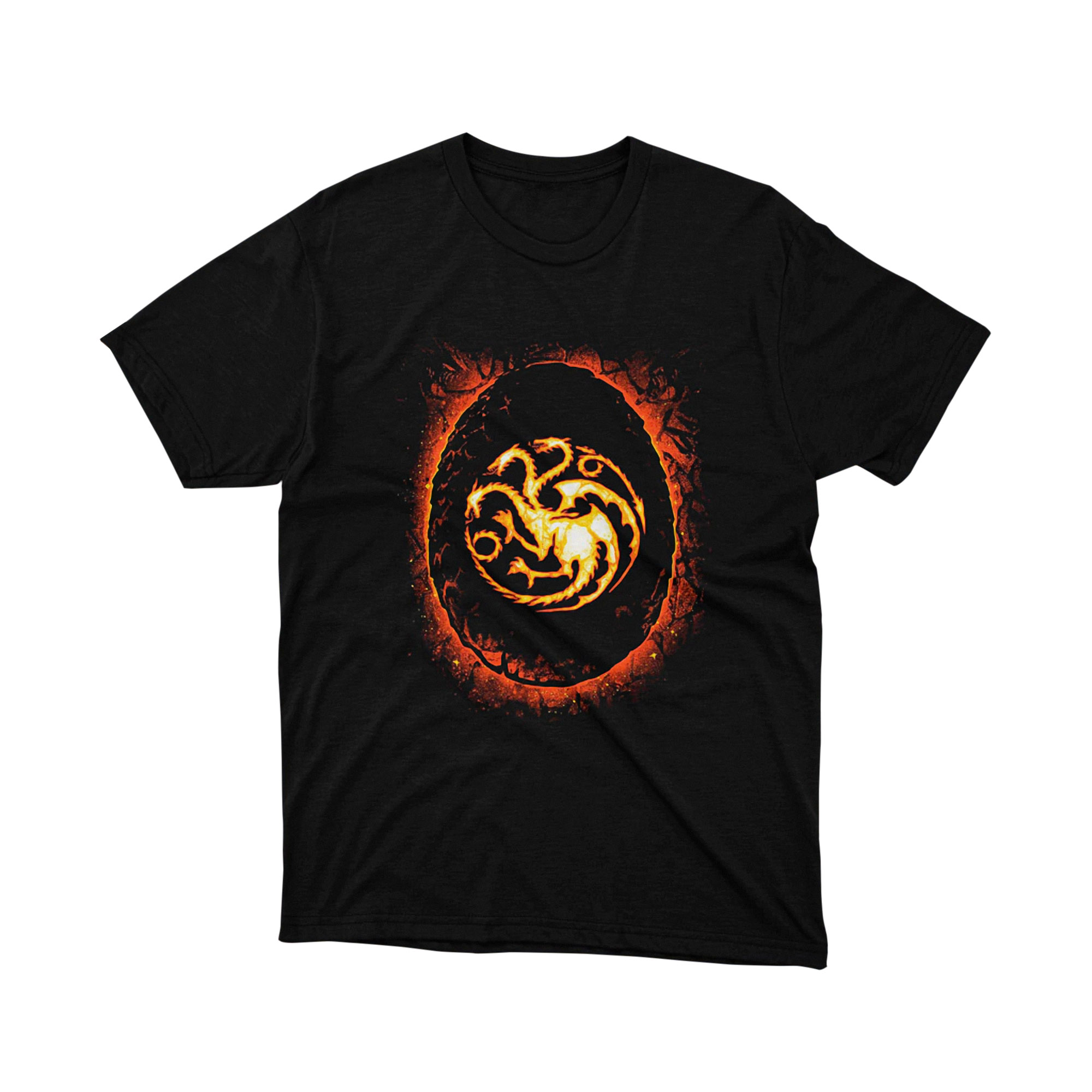 Targaryen Fire Dragon Egg Art Game Thrones Tee Shirt