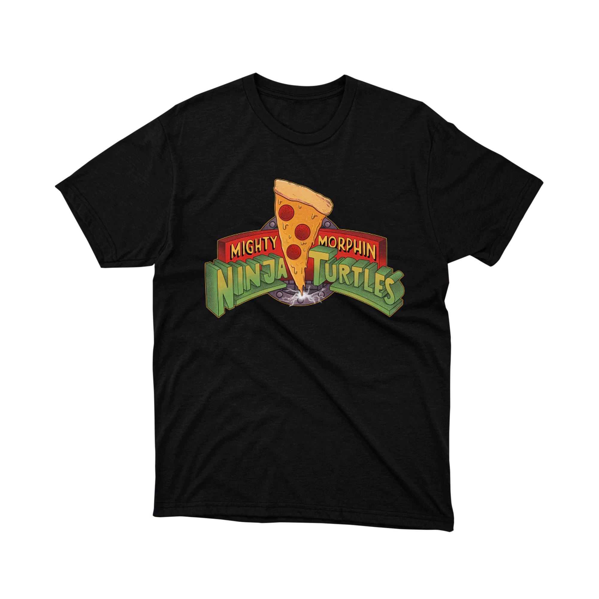 Teenage Mutant Ninja Turtles Mighty Morphin Power Rangers Parody T Shirt