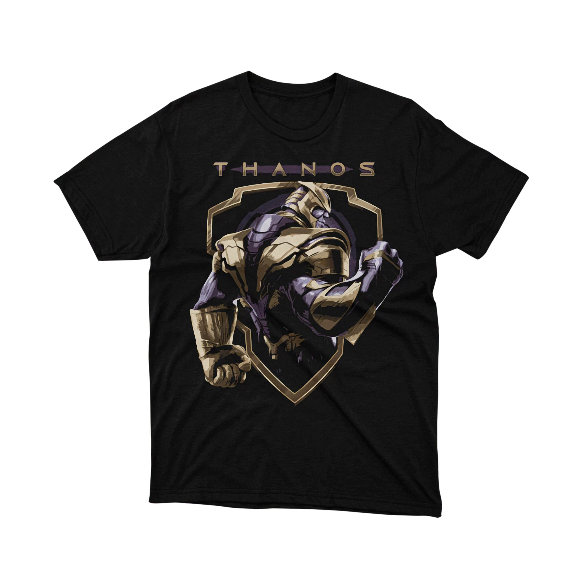 Thanos Back Armor Shield Parody T Shirt Marvel Villain Endgame Power Unisex
