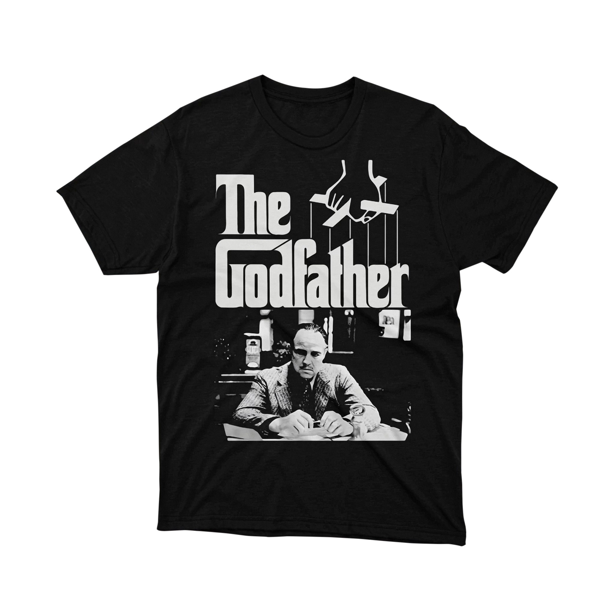 The Godfather Puppet String Classic Text Bar Scene Tee Shirt