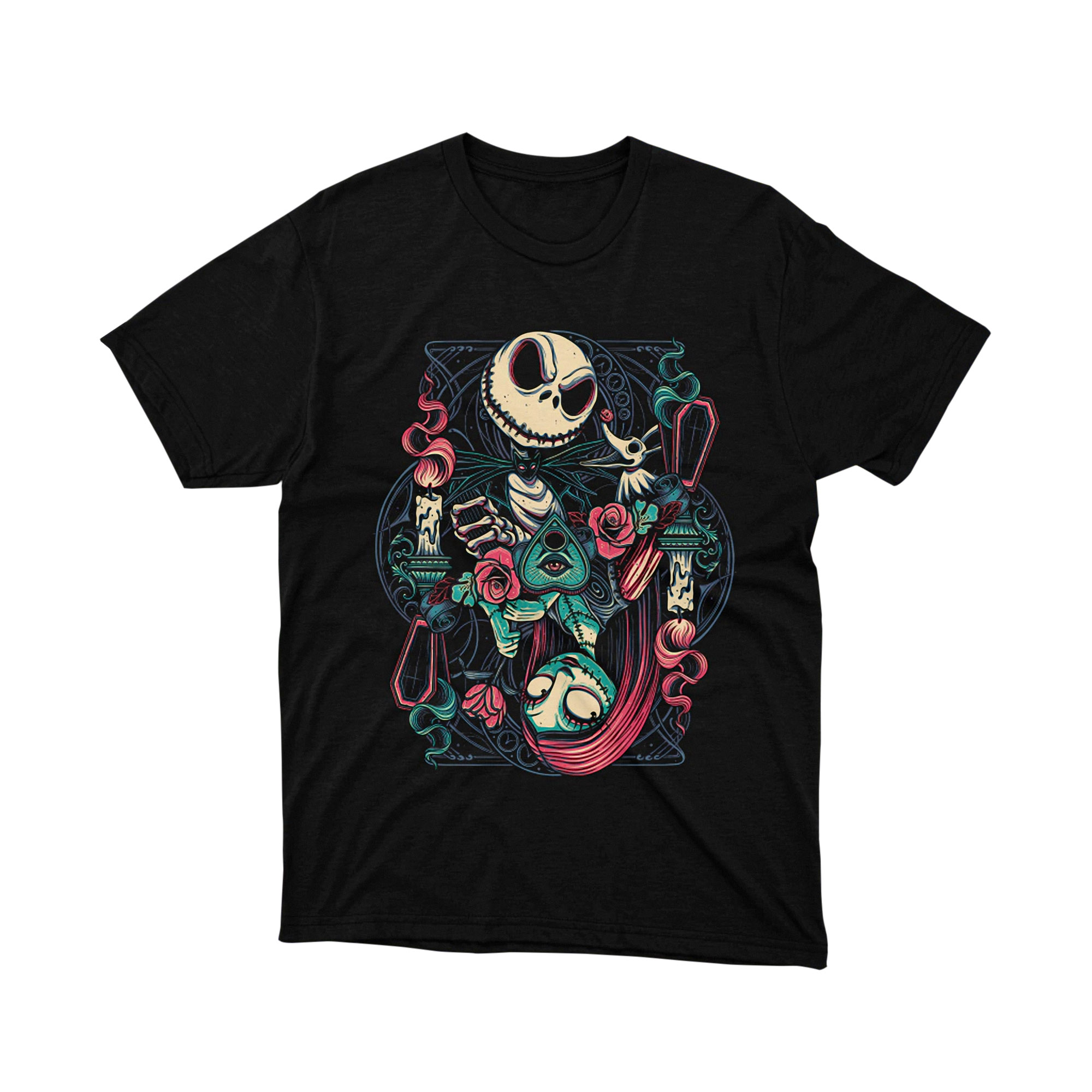 The Nightmare Before Christmas Jack Sally King Queen T Shirt