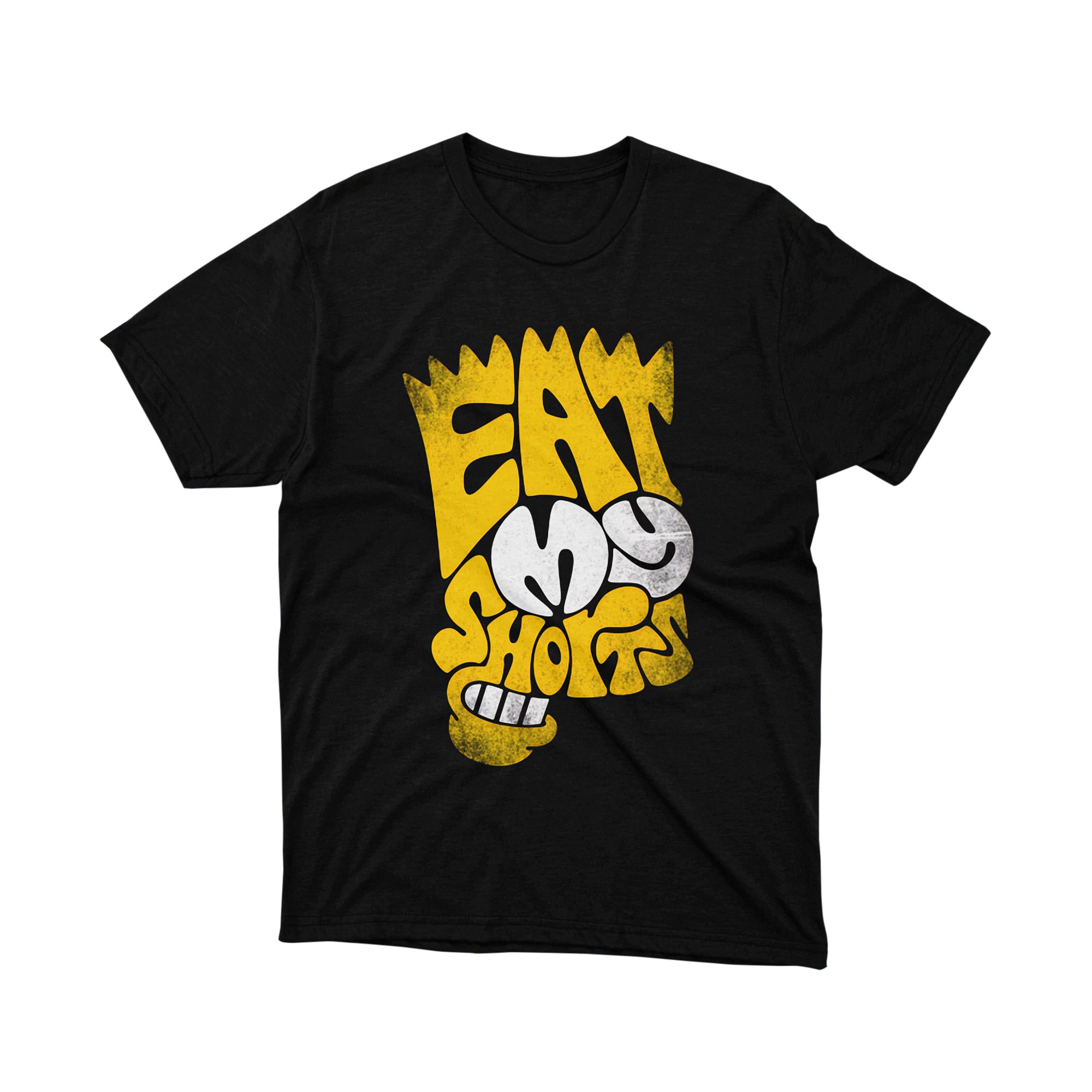 The Simpsons Bart Simpson Eat My Shorts Typography T Shirt