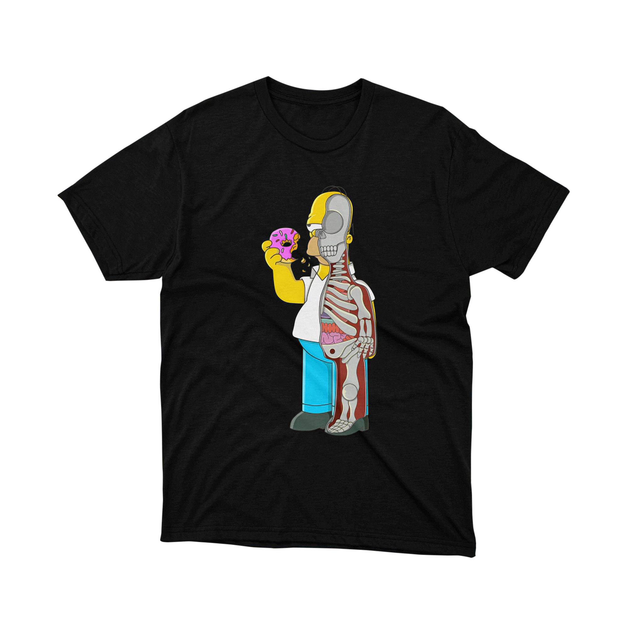 The Simpsons Homer Simpson Anatomy Donut T Shirt