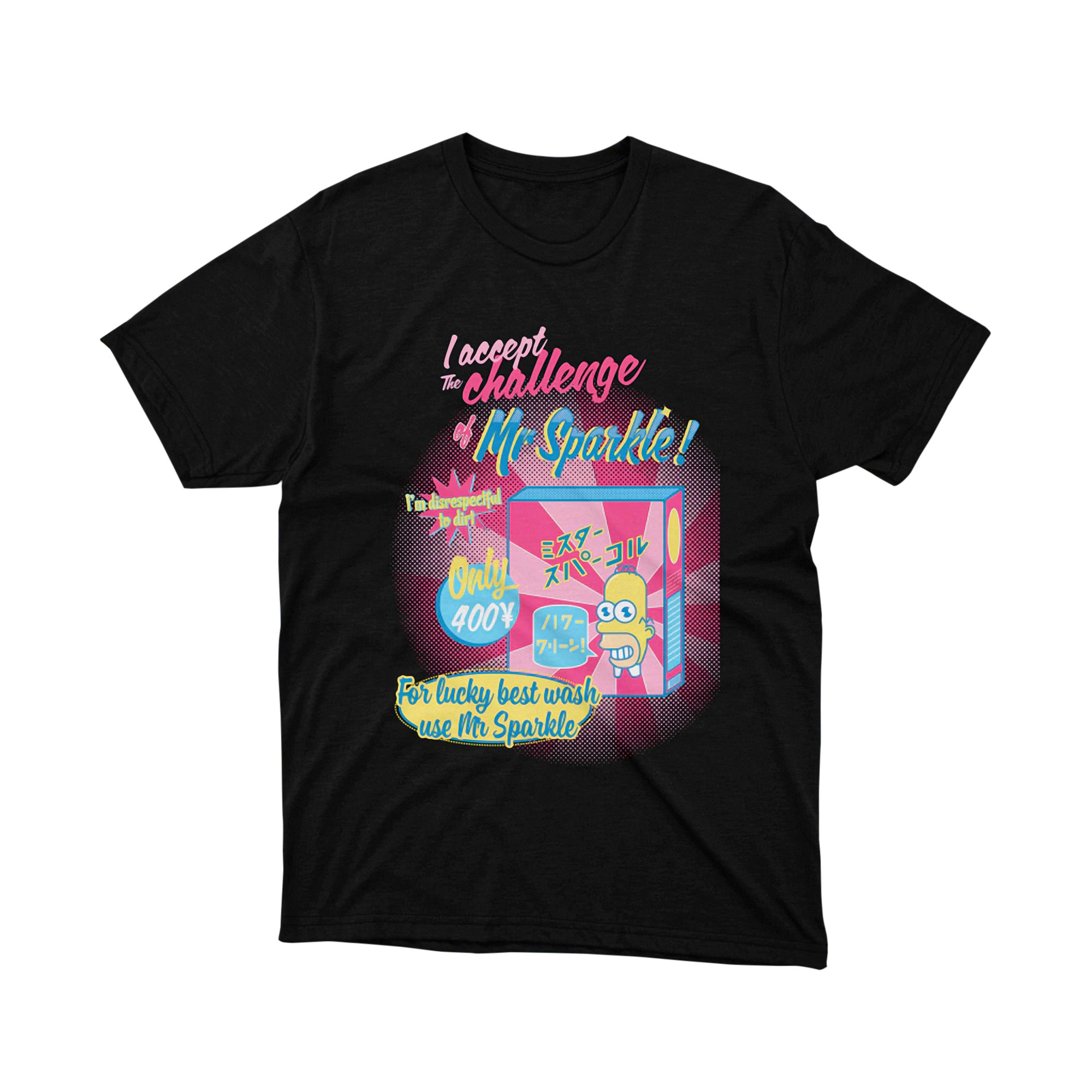 The Simpsons Homer Simpson Mr Sparkle Detergent T Shirt
