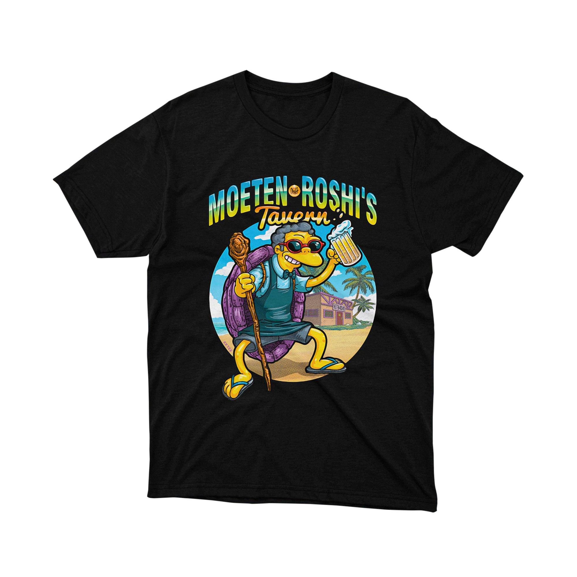 The Simpsons Moe Roshi's Tavern Dragon Ball Parody T Shirt
