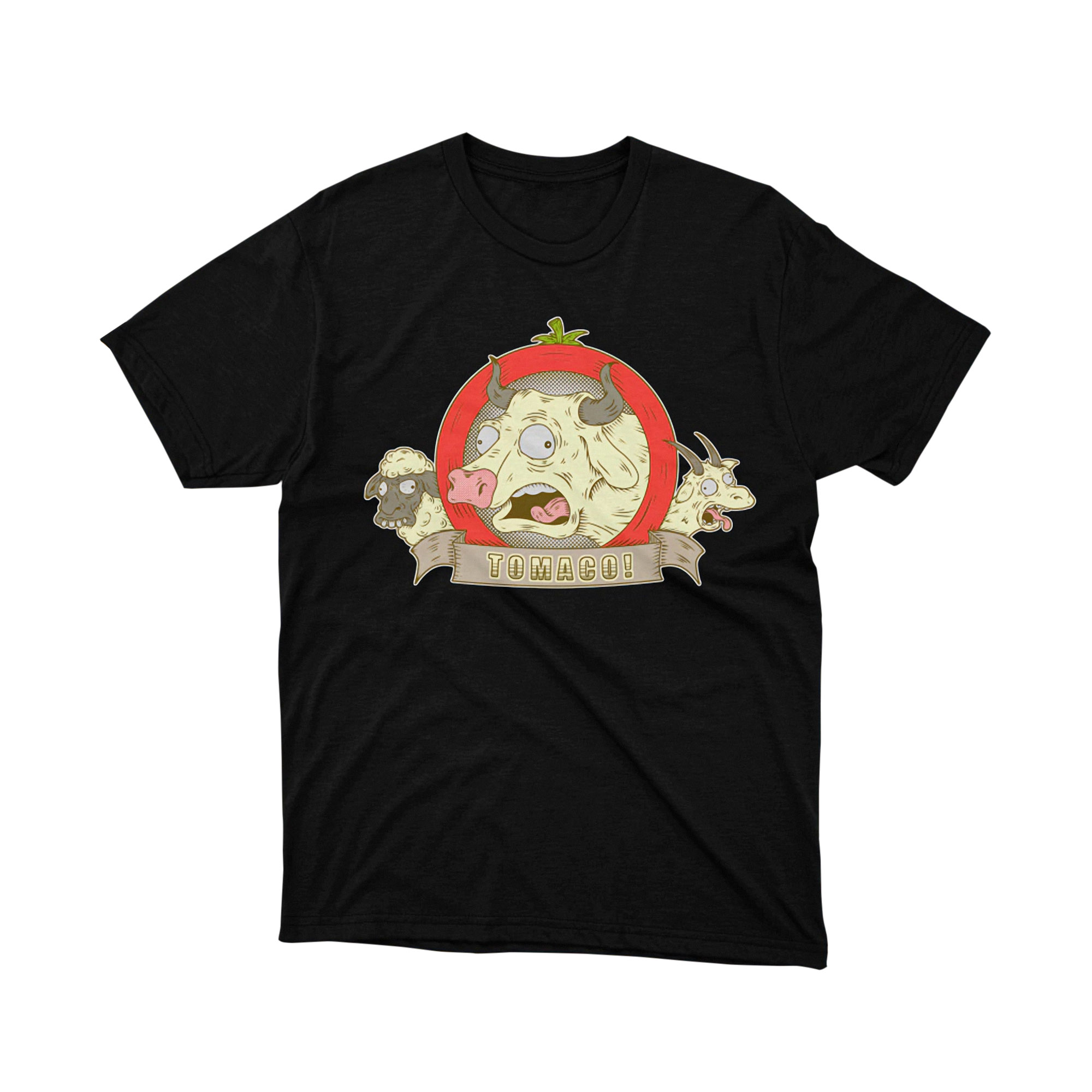The Simpsons Tomacco Fruit Horror Parody T Shirt