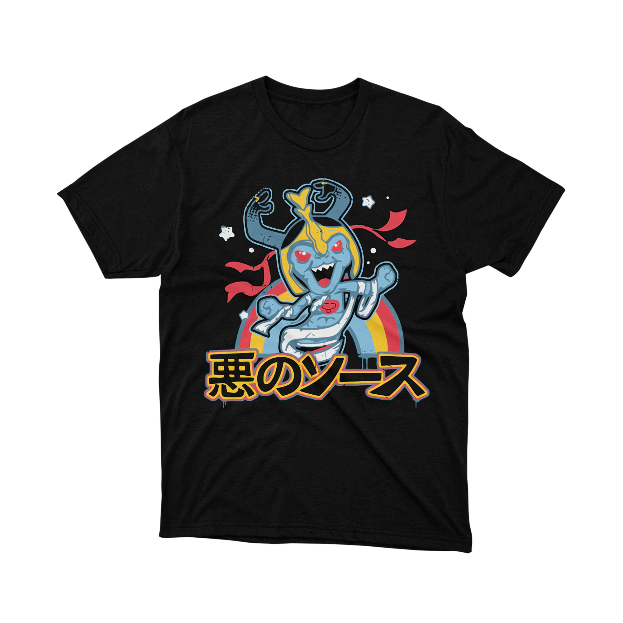Thundercats Villain Japanese Kawaii Cute Parody T Shirt Anime Rainbow Art Unisex