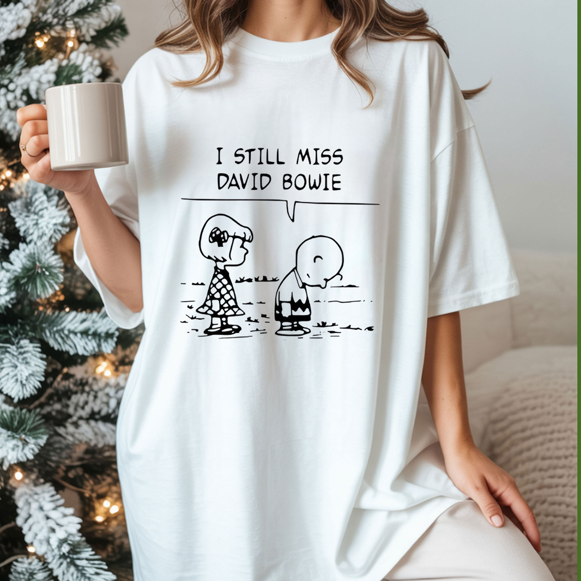 Peanuts Charlie Brown I Still Miss David Bowie Tribute Music Legend Memorial Vintage Bootleg Rock Icon Apparel – T-Shirt, Hoodie & Sweatshirt