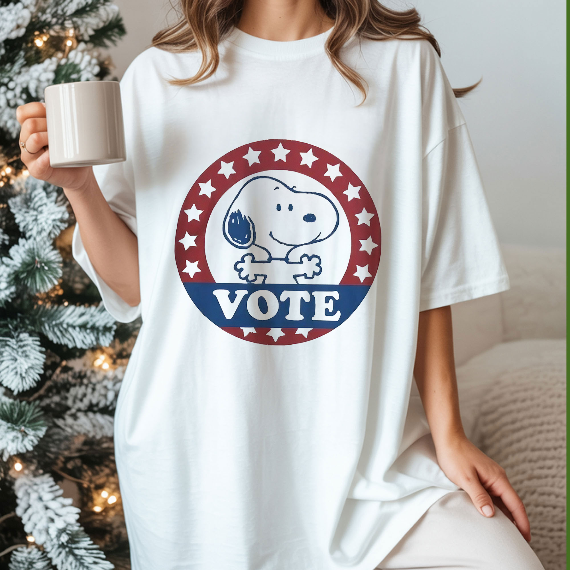 Peanuts Snoopy Vote Political Election Awareness Patriotic Vintage Bootleg Graphic Apparel – T-Shirt, Hoodie & Sweatshirt
