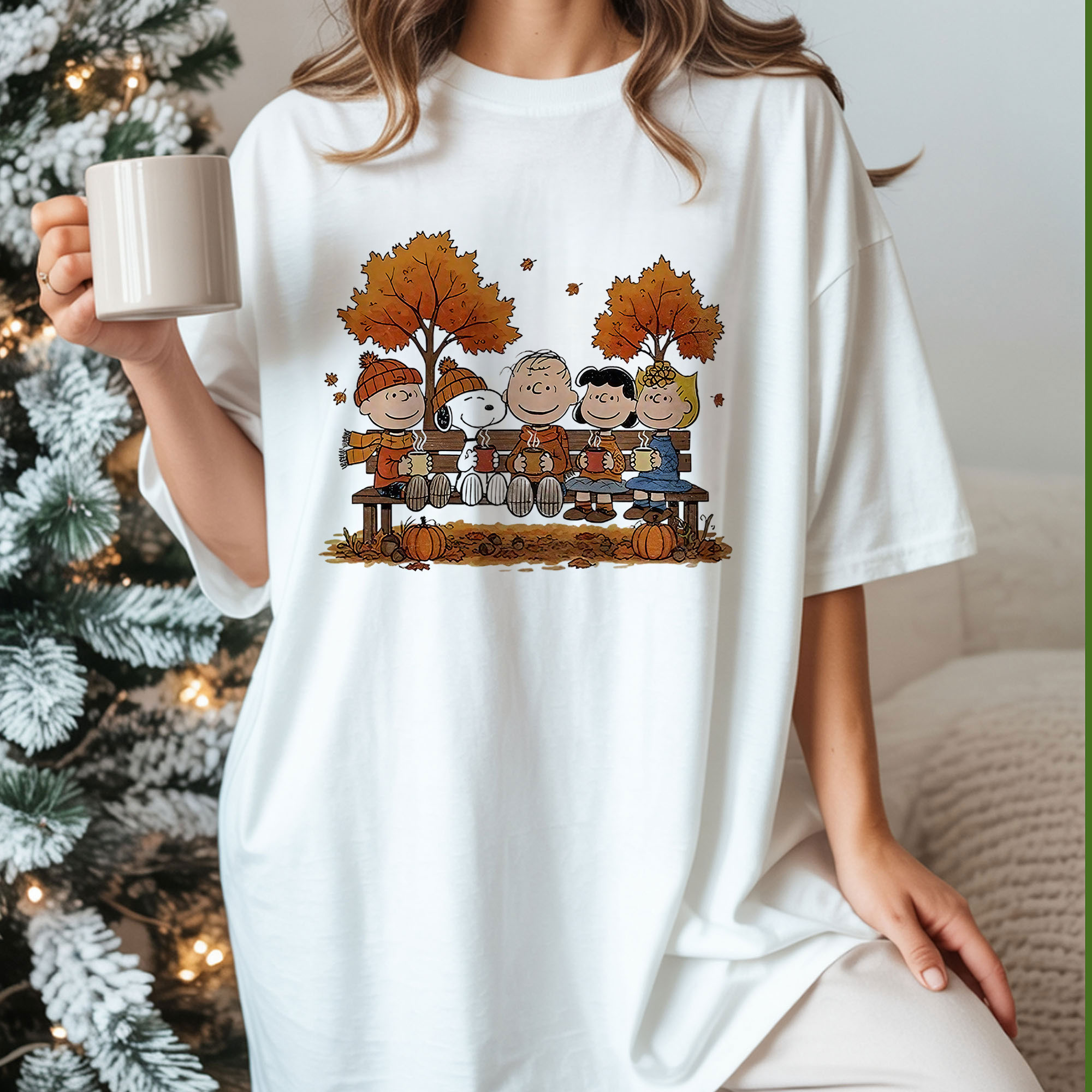 Snoopy and Friends Thanksgiving and Fall Autumn Season Vintage Cartoon Graphic Apparel – T-Shirt, Hoodie & Sweatshirt