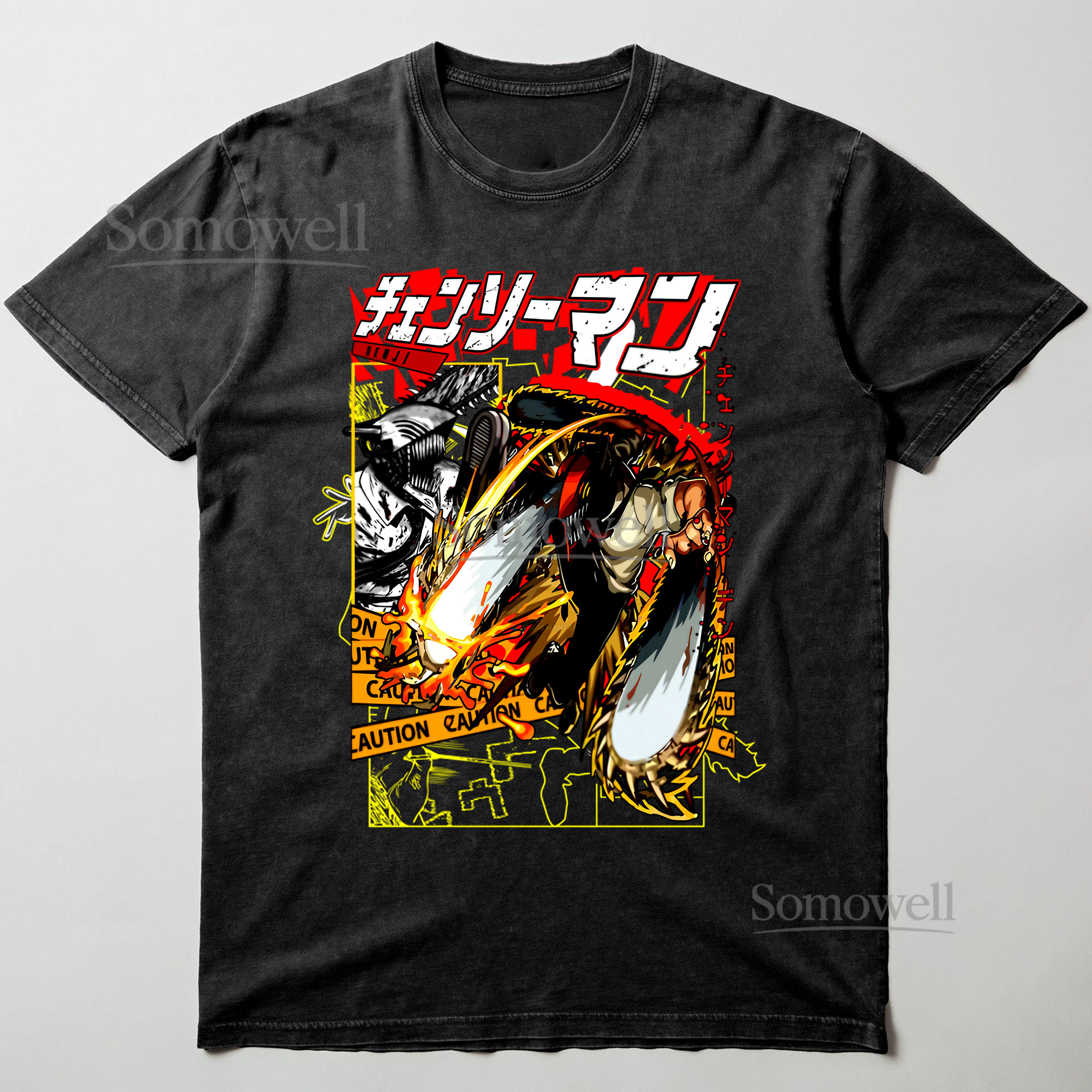 Chainsaw Man Action Manga Japanese Style ,hoodie sweatshirt vintage