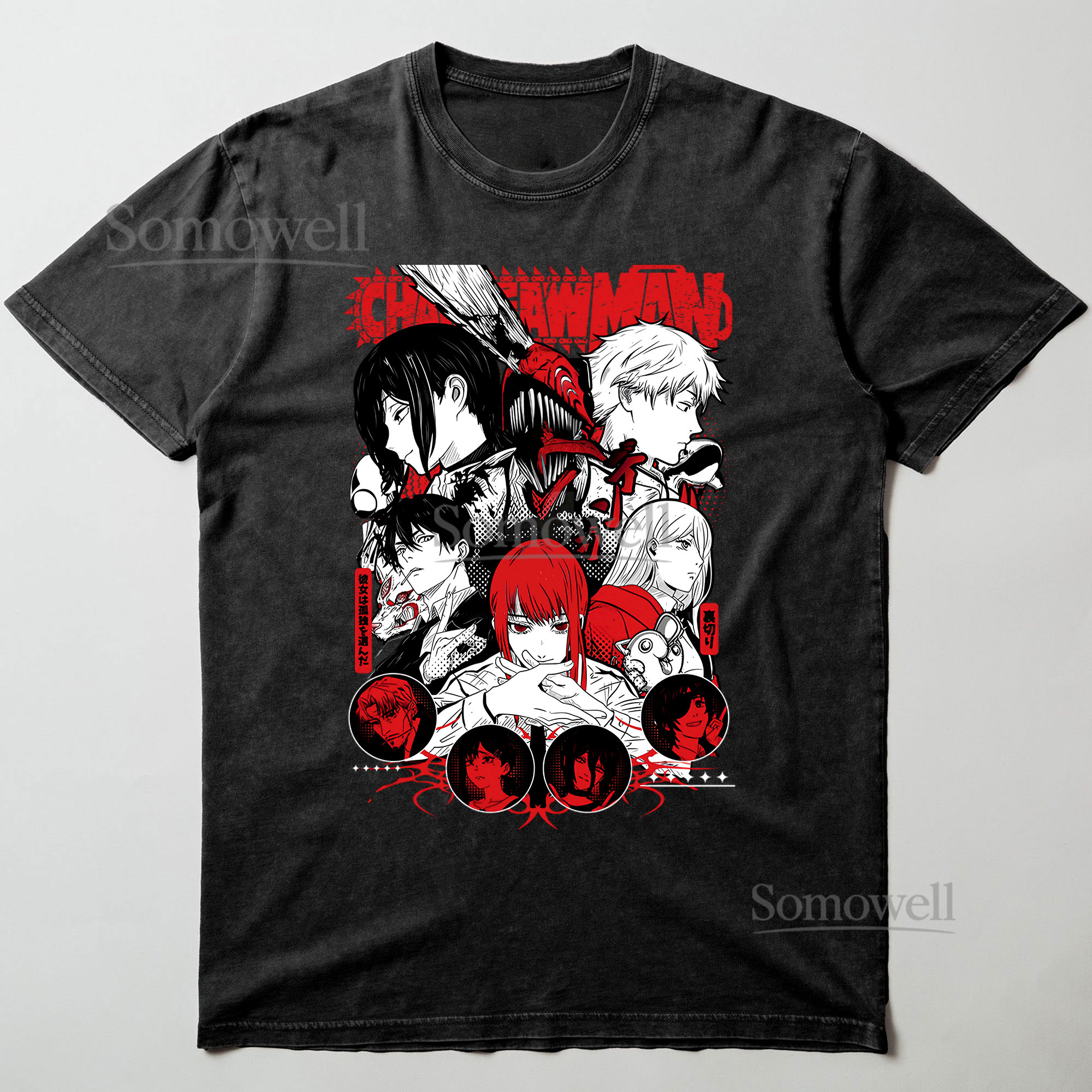 Chainsaw Man Character Art Manga Collage ,hoodie sweatshirt vintage