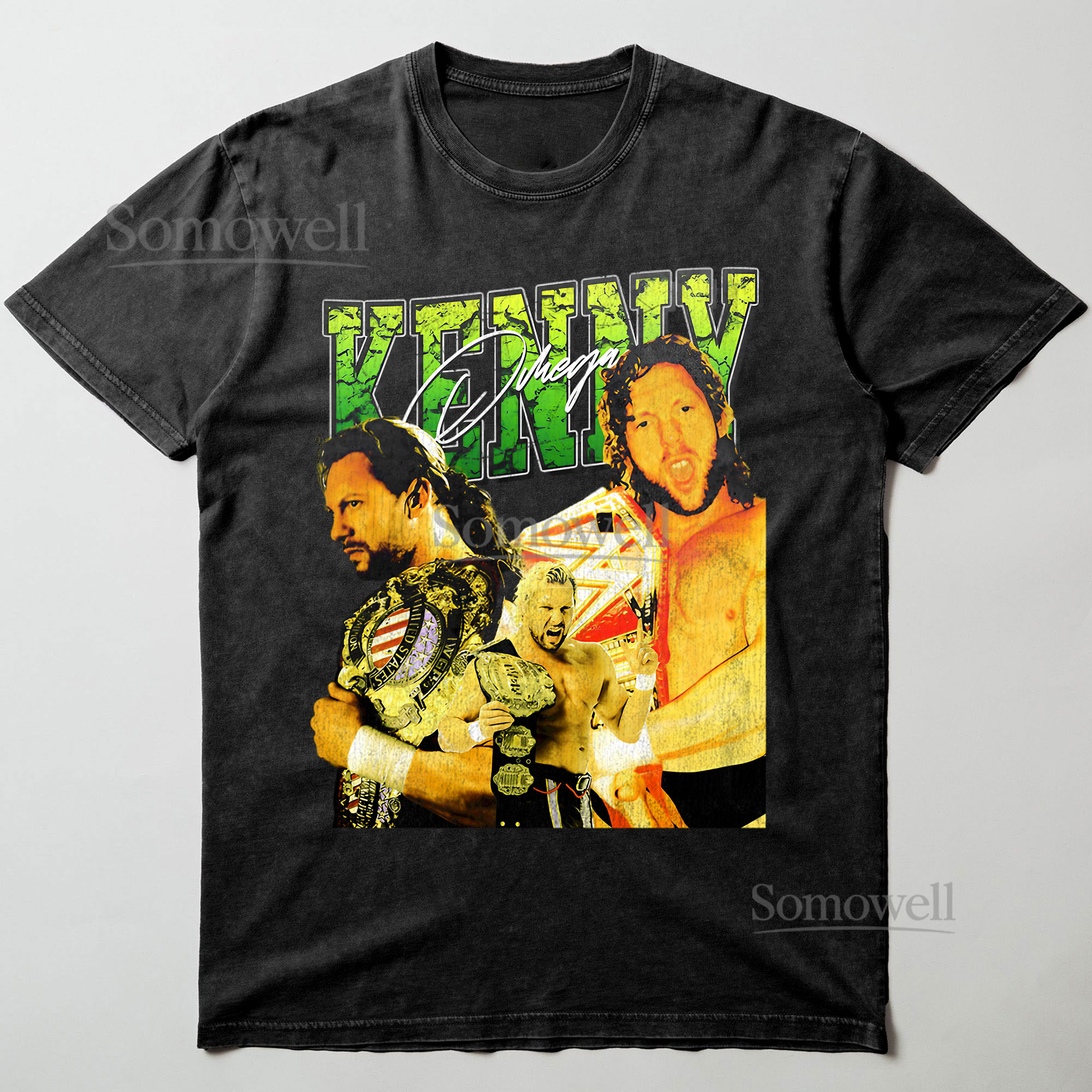 Kenny Omega Wrestling Champion Belt Graphic ,hoodie sweatshirt vintage